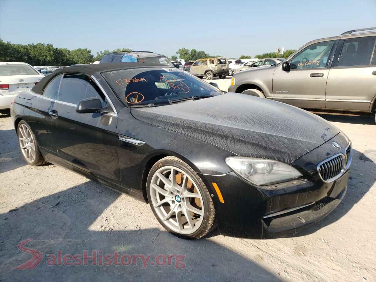 2012 BMW 6 SERIES — VIN WBALZ3C55CDL70804