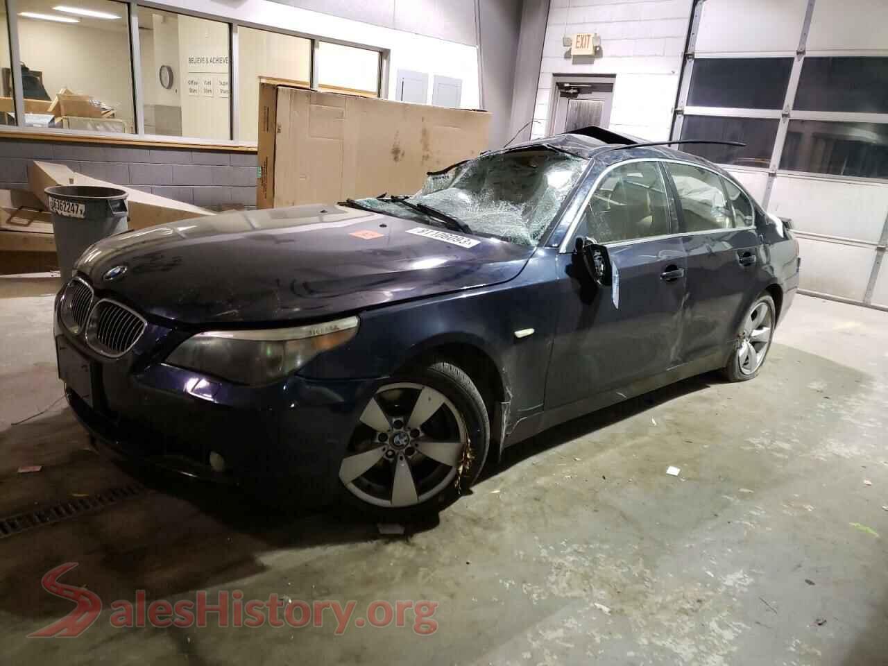 2005 BMW 5 SERIES — VIN WBANA53565B857763