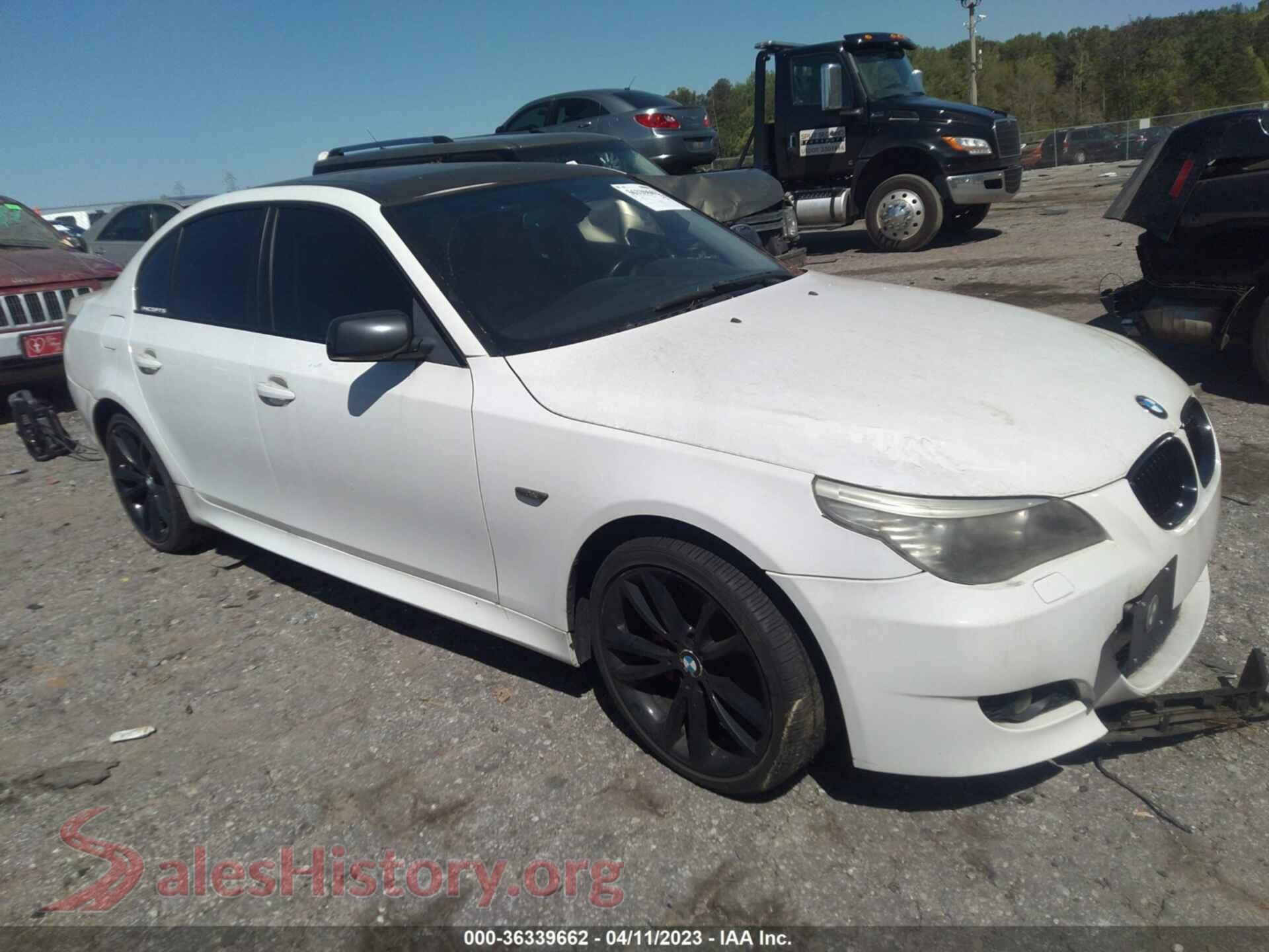 2008 BMW 5 SERIES — VIN WBANV93568CZ70400