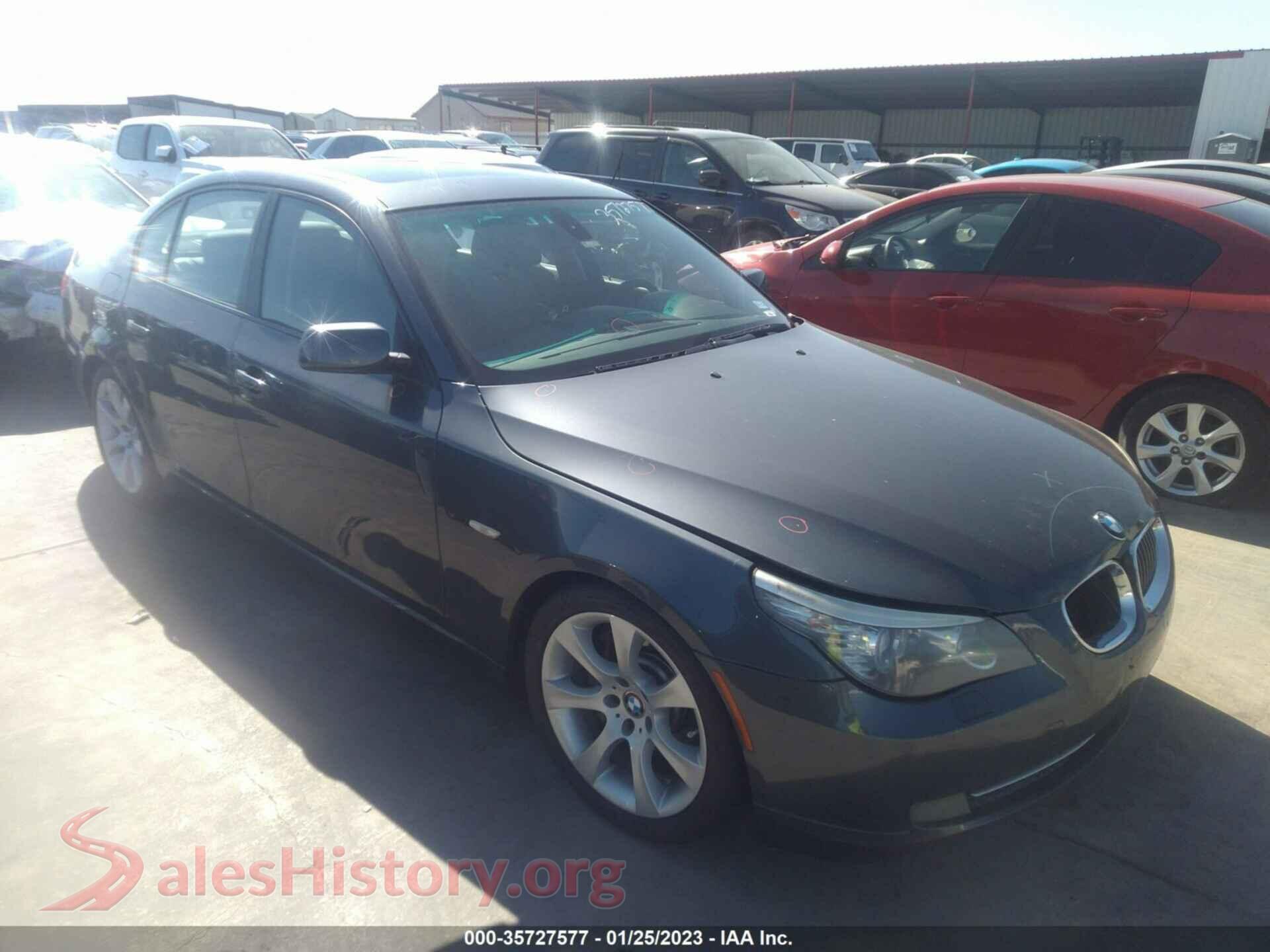 2008 BMW 5 SERIES — VIN WBANW135X8CZ81317
