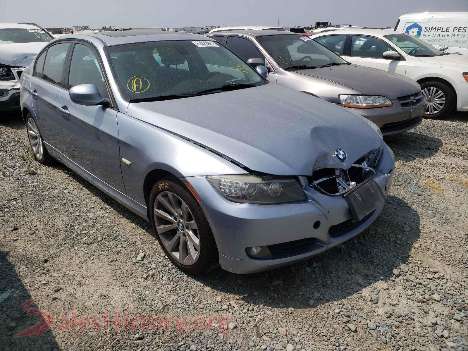 2011 BMW 3 SERIES — VIN WBAPH5C52BF093192