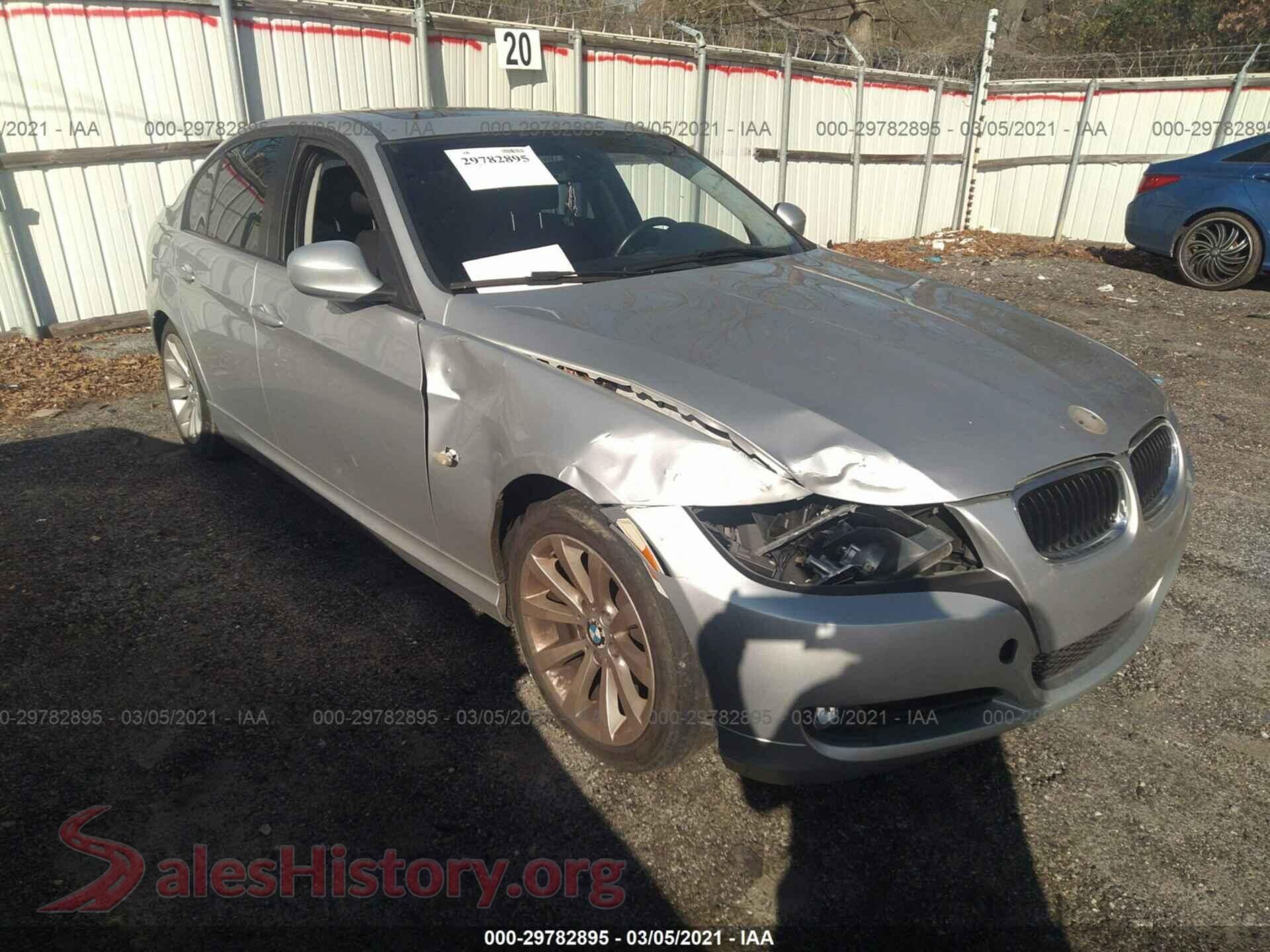2011 BMW 3 SERIES — VIN WBAPH7C56BE461293