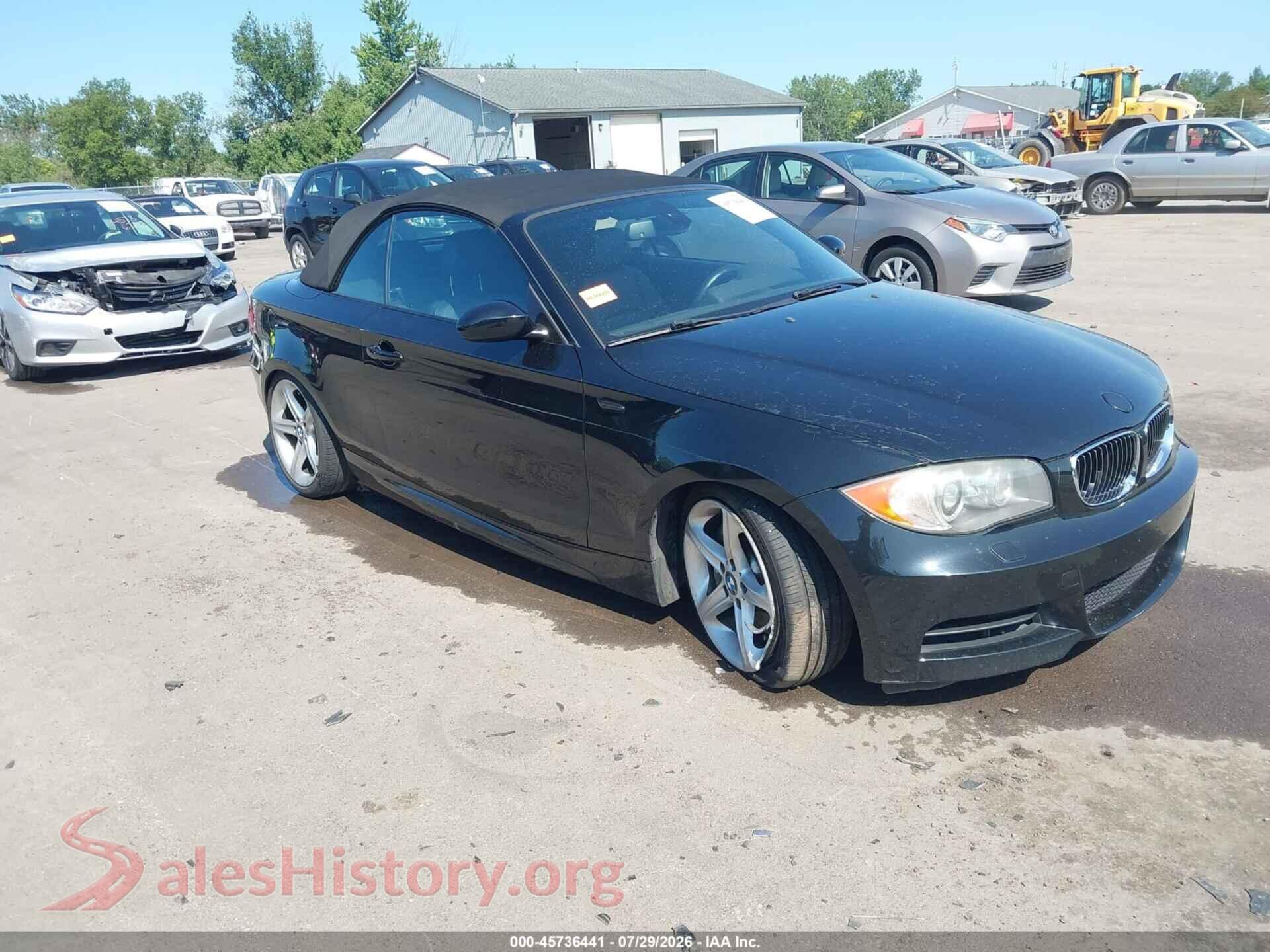 2009 BMW 135I — VIN WBAUN93589VK41056