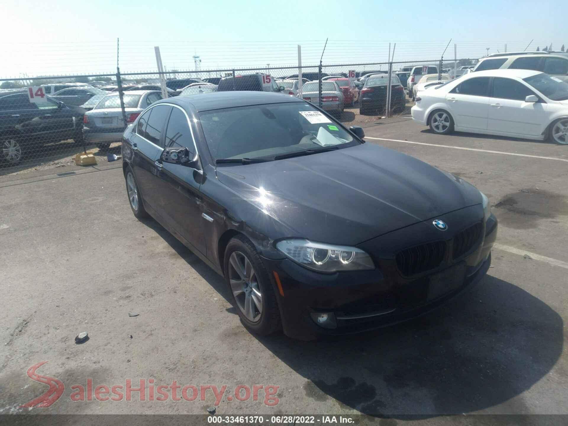 2012 BMW 5 SERIES — VIN WBAXG5C59CDX04240