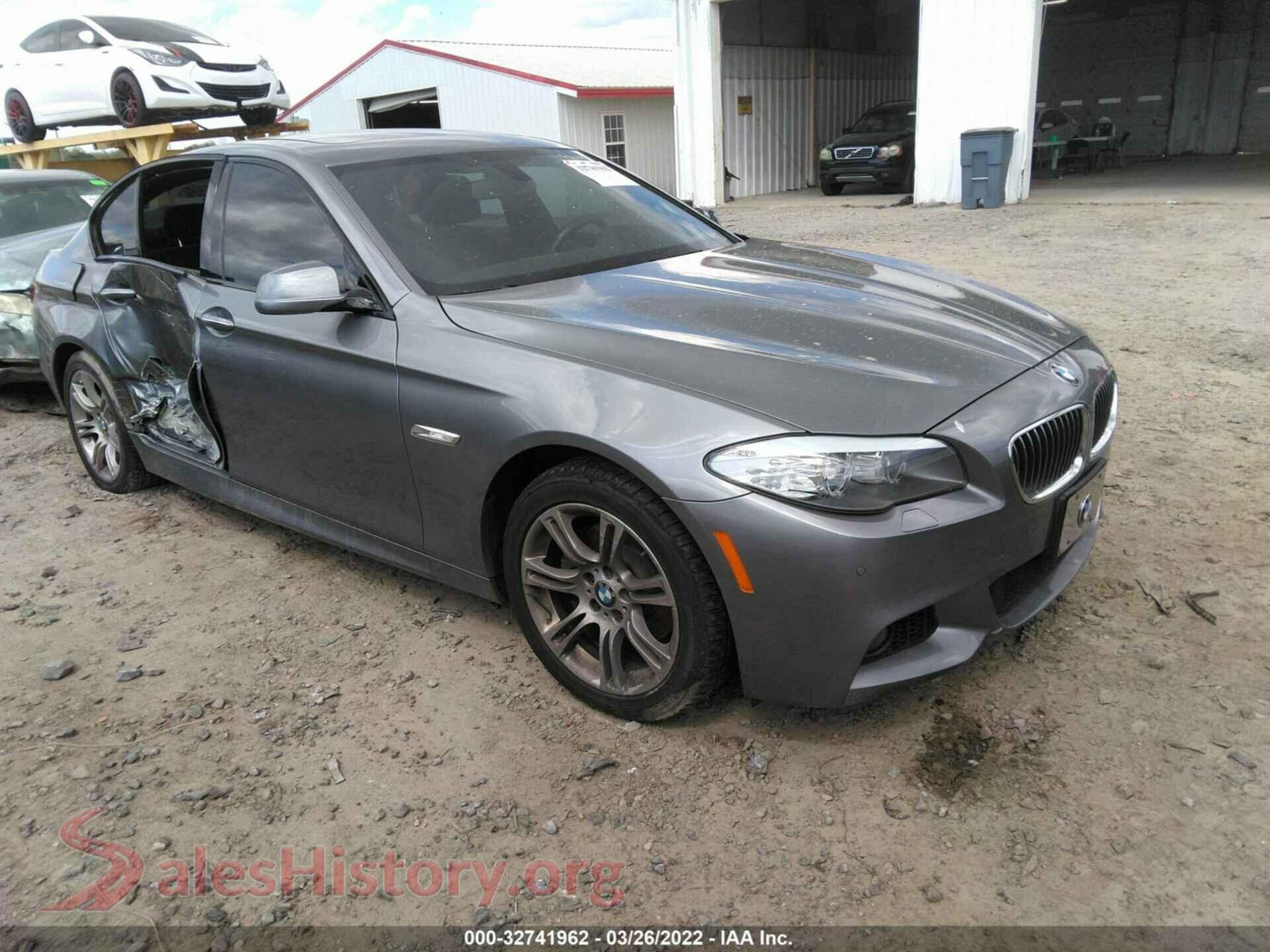 2013 BMW 5 SERIES — VIN WBAXH5C57DDW16222