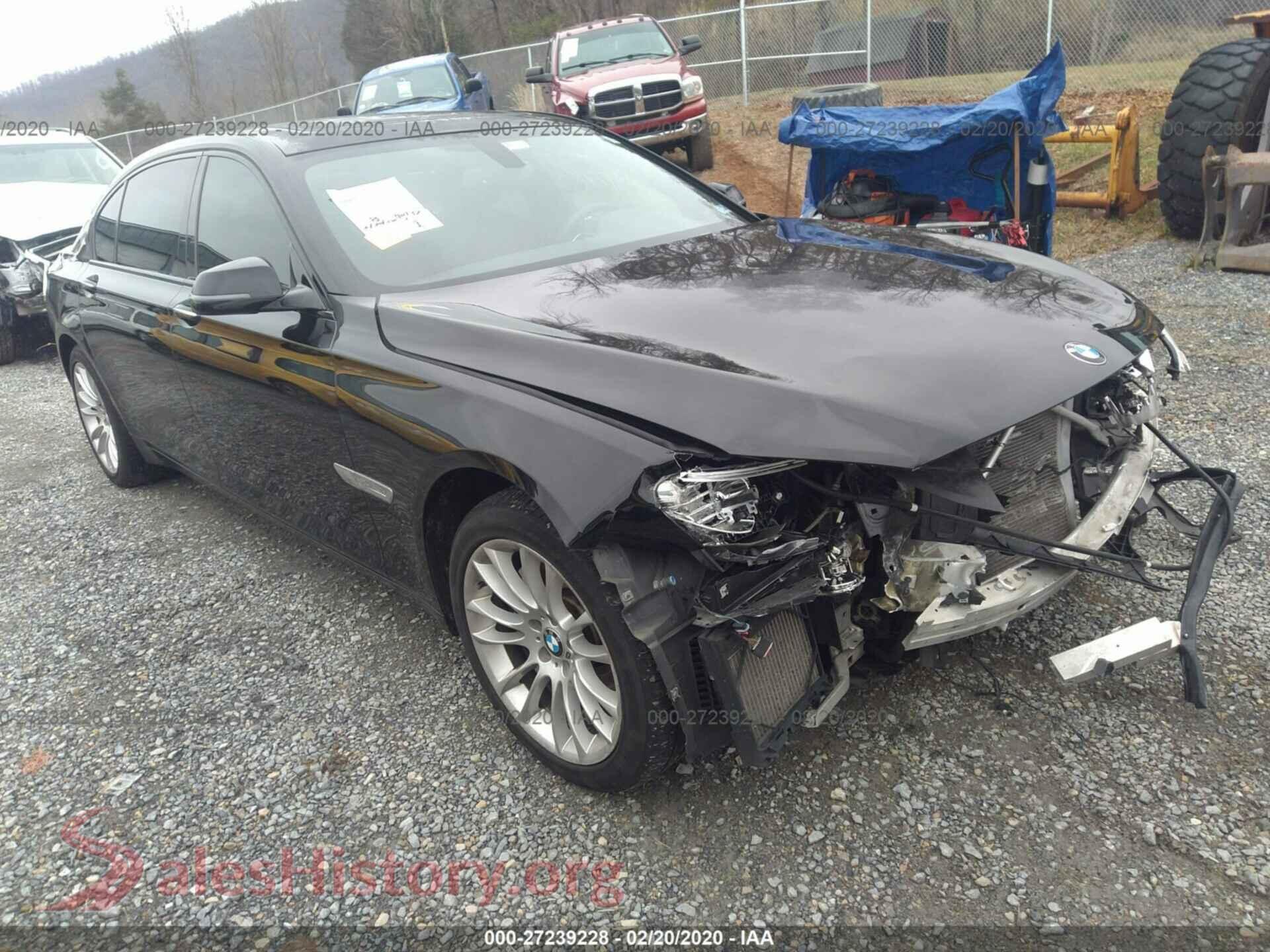 2013 BMW 740 — VIN WBAYE4C56DD136809