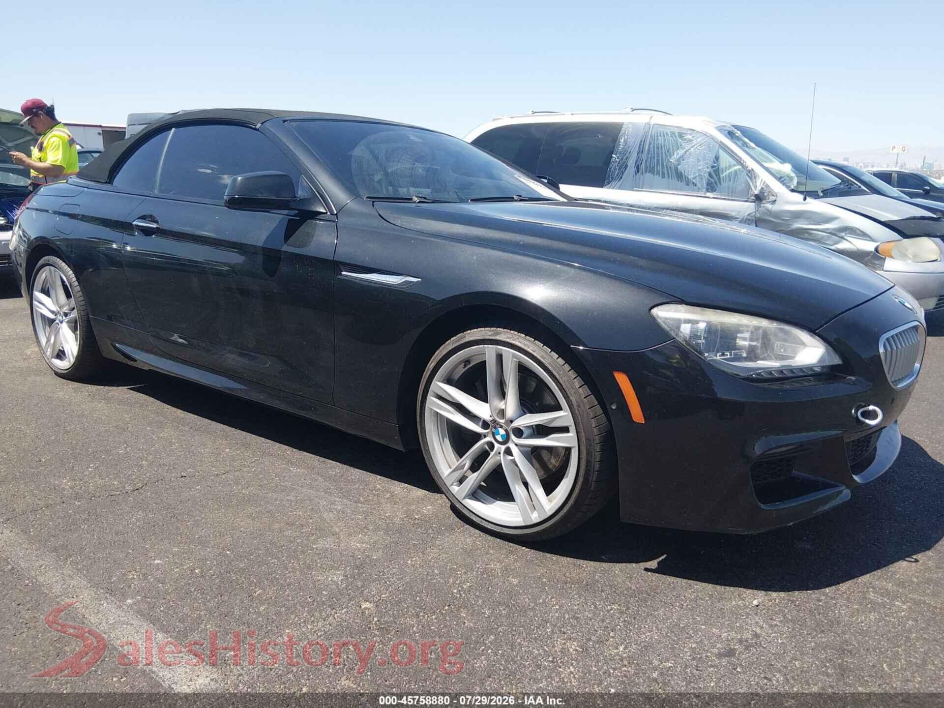 2015 BMW 650I — VIN WBAYP9C55FD170086