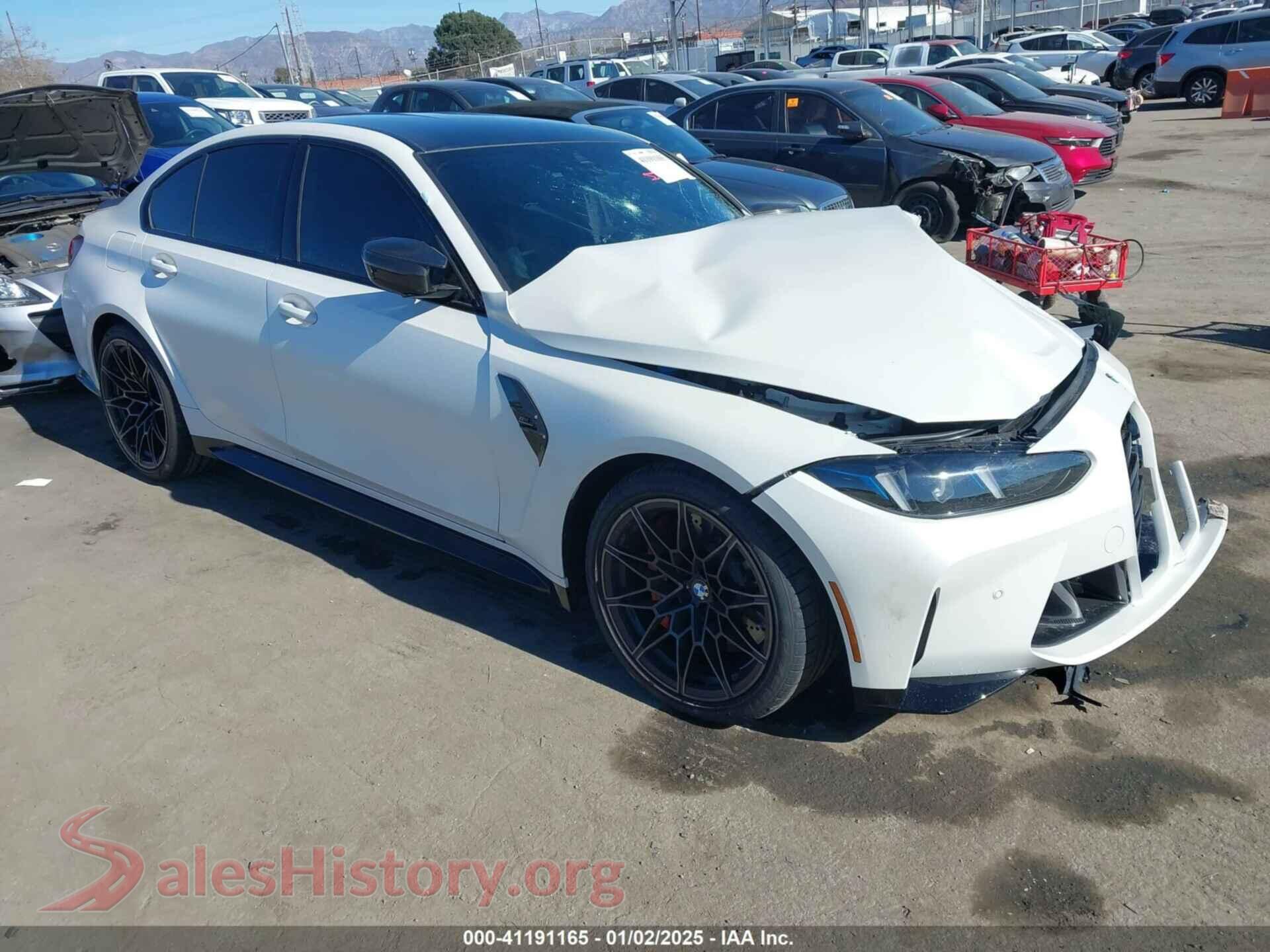 2025 BMW M3 — VIN WBS33HJ03SFU09314