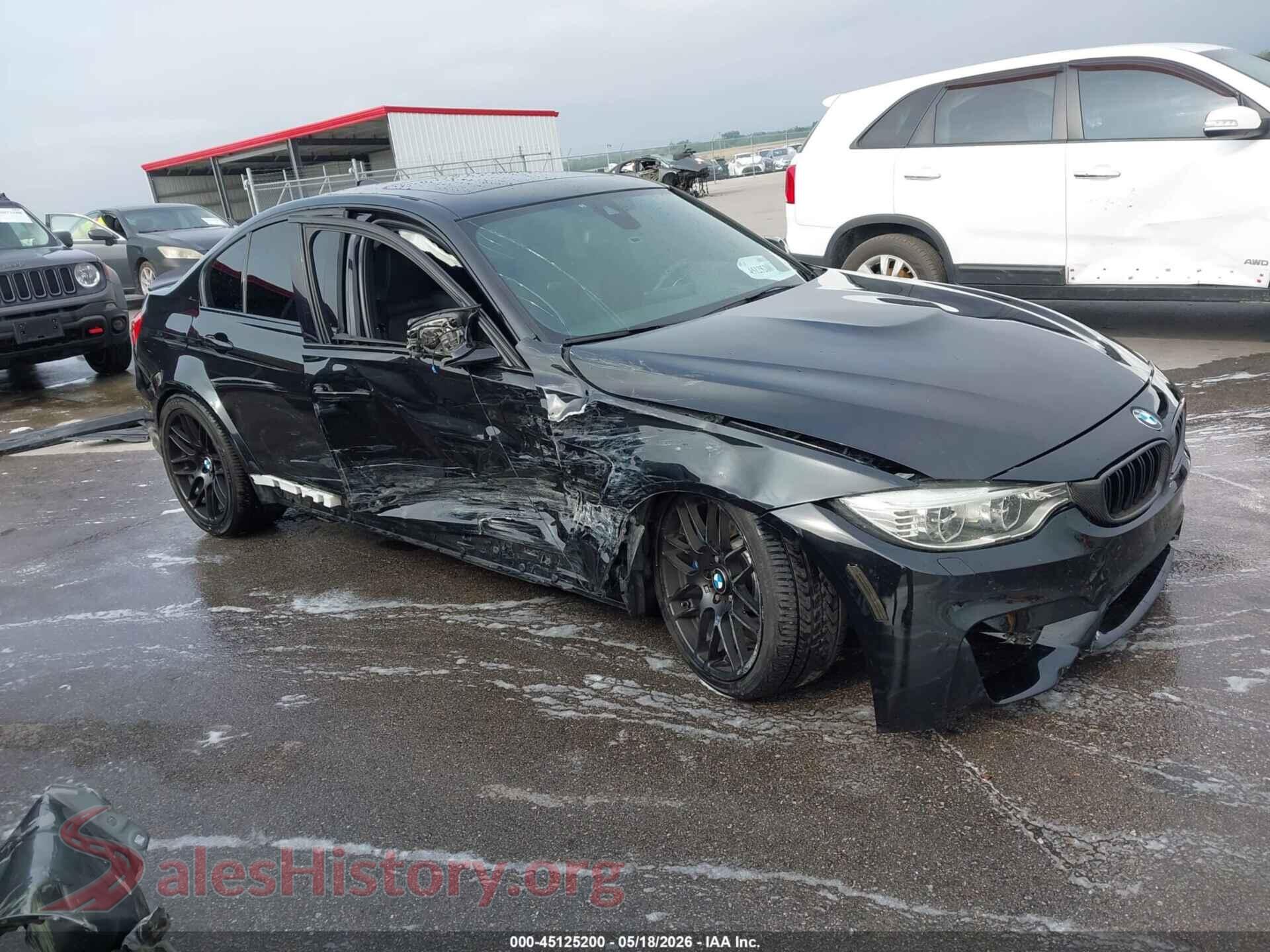 2015 BMW M3 — VIN WBS3C9C5XFP804542