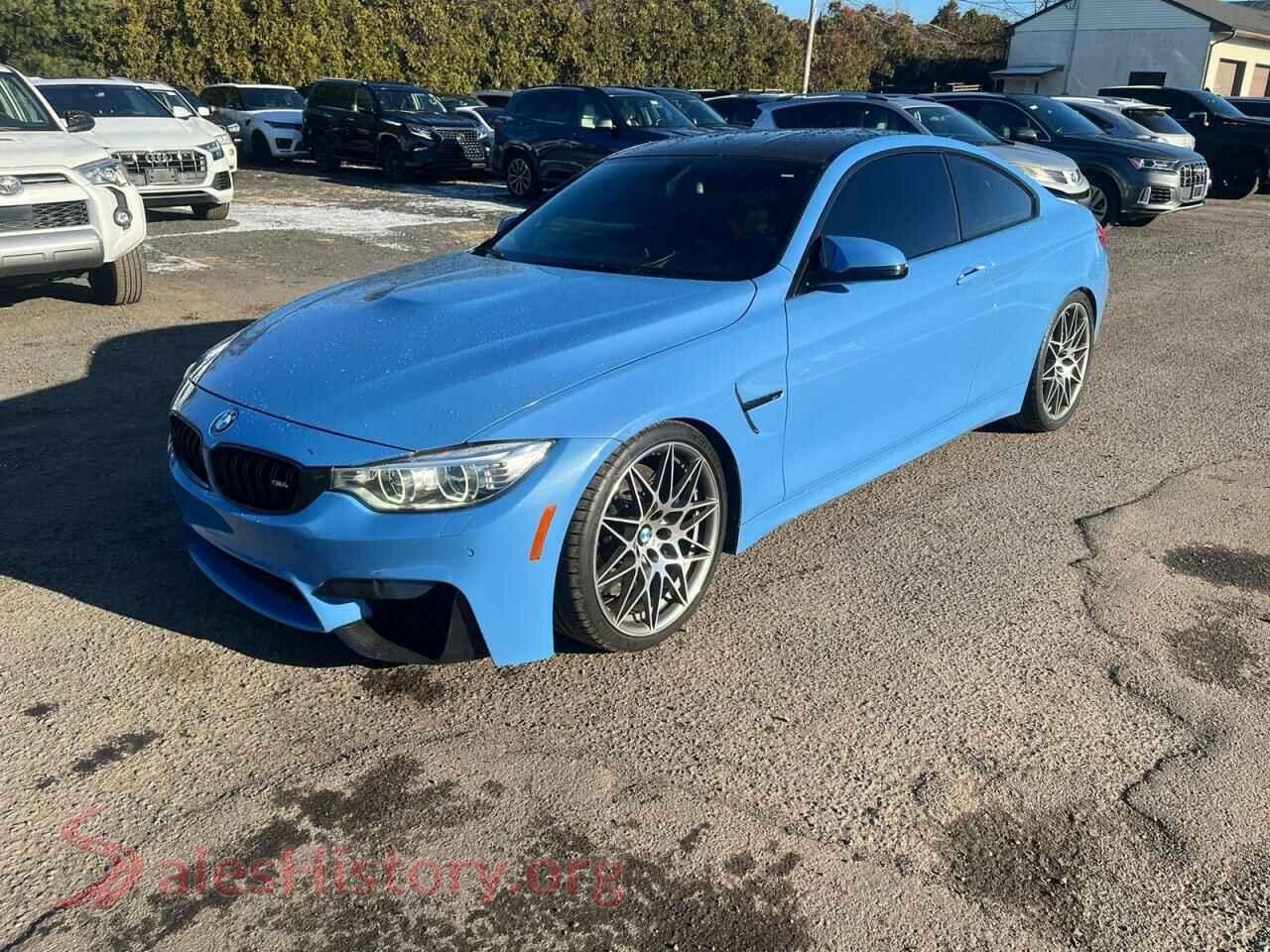 2017 BMW M4 — VIN WBS3R9C51HK709205