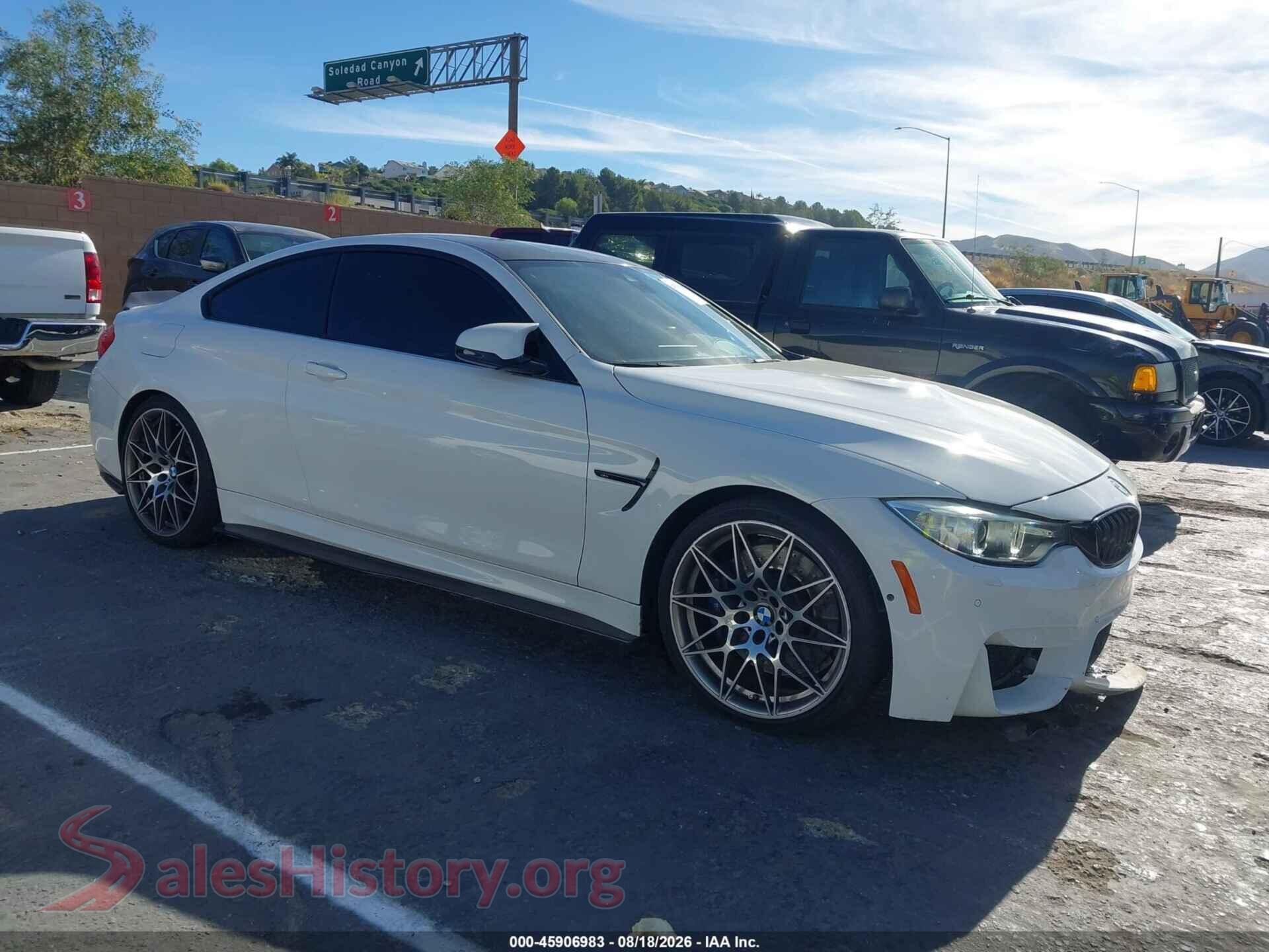 2017 BMW M4 — VIN WBS3R9C52HK709391