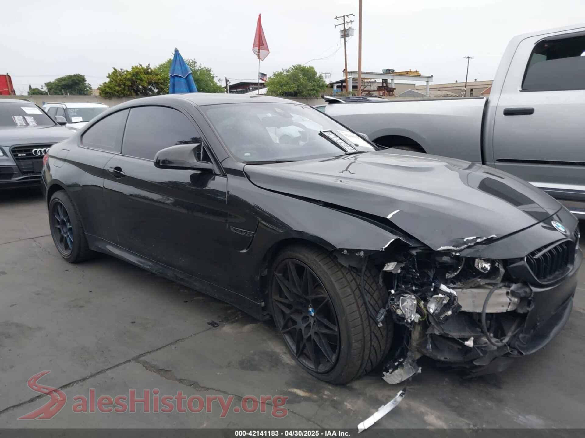 2017 BMW M4 — VIN WBS3R9C55HK709496