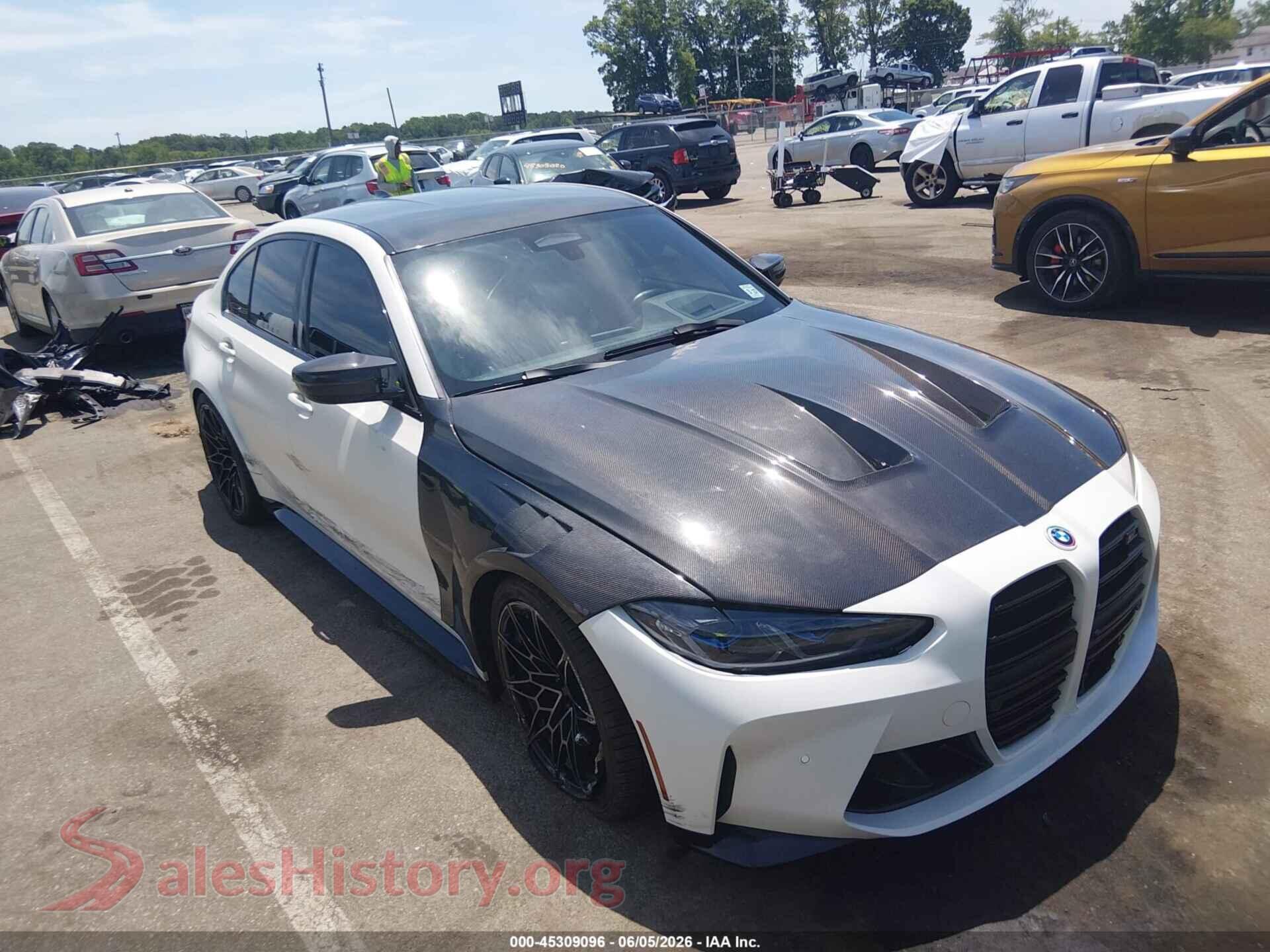 2022 BMW M3 — VIN WBS43AY08NFL99871