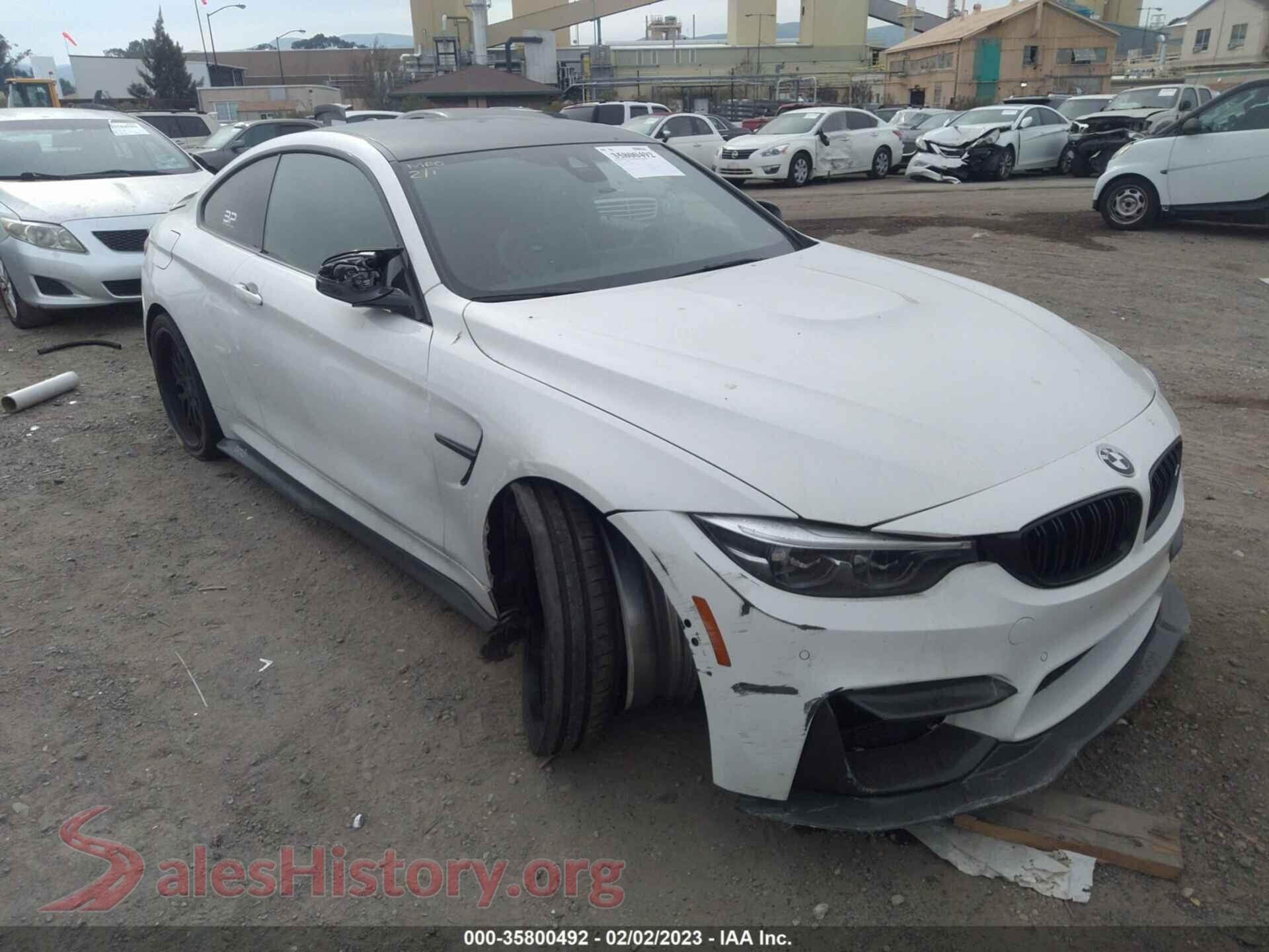 2018 BMW M4 — VIN WBS4Y9C54JAA85535