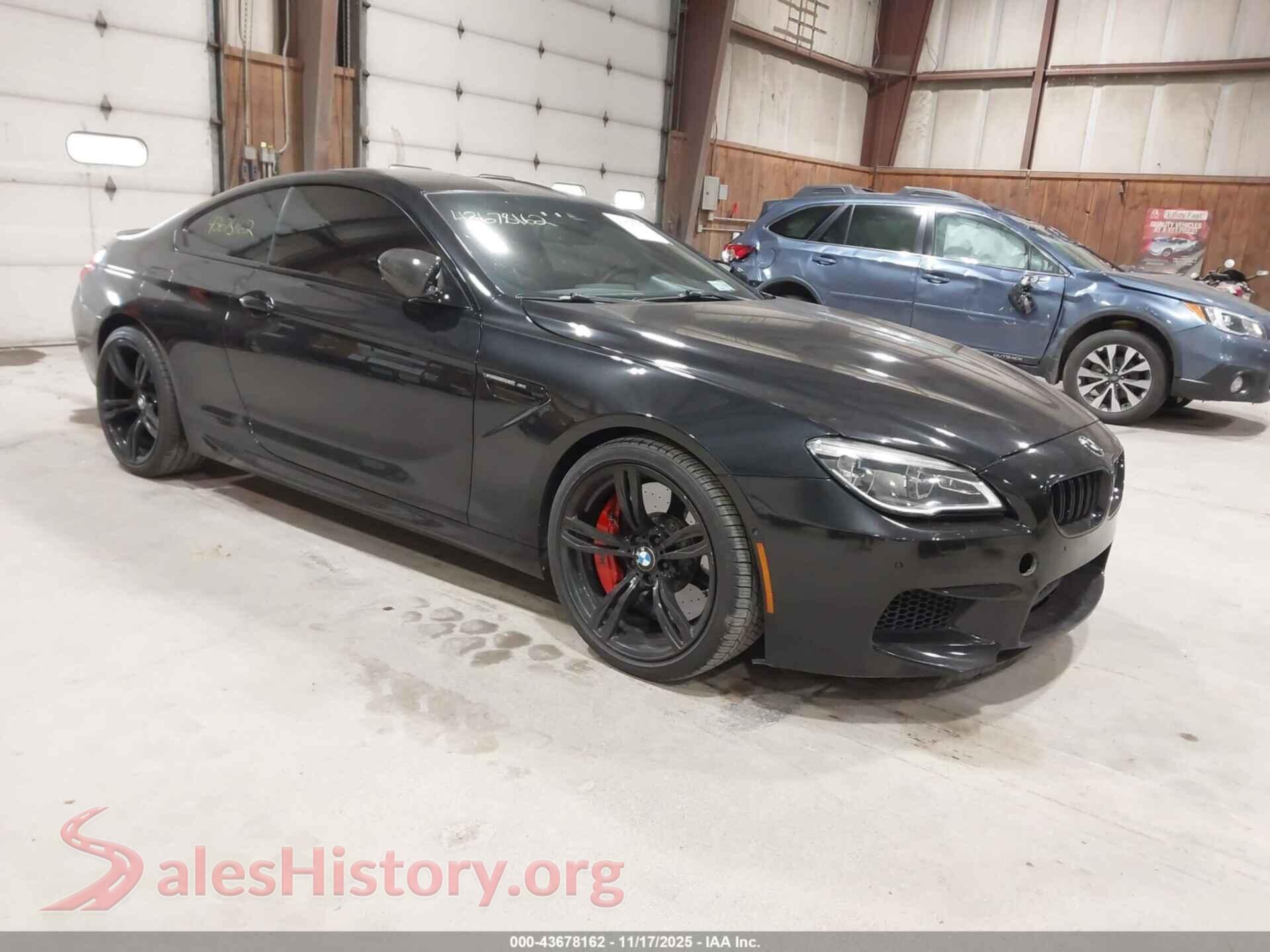 2016 BMW M6 — VIN WBS6J9C52GD934420
