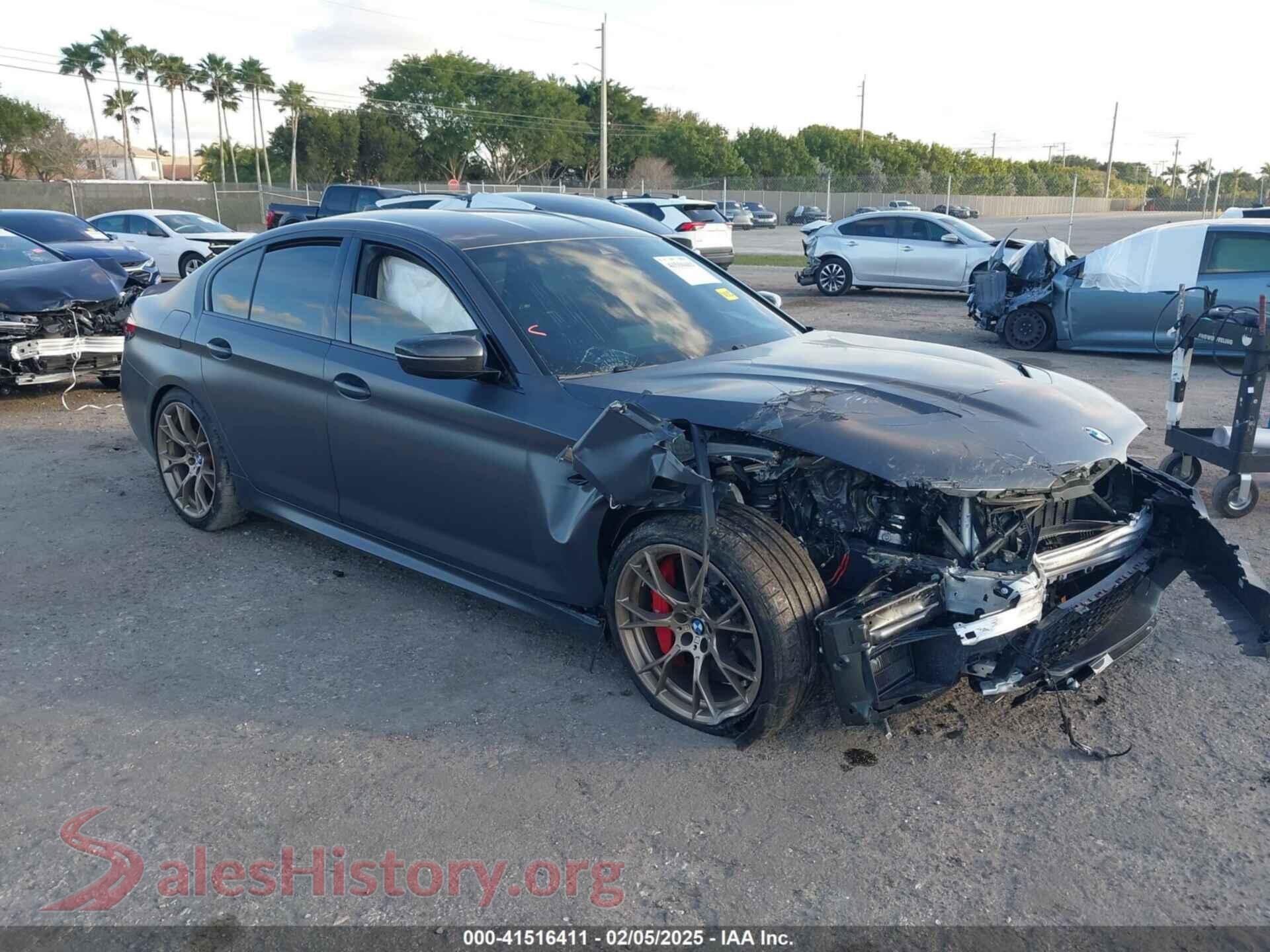 2022 BMW M5 — VIN WBS73CH02NCK02686