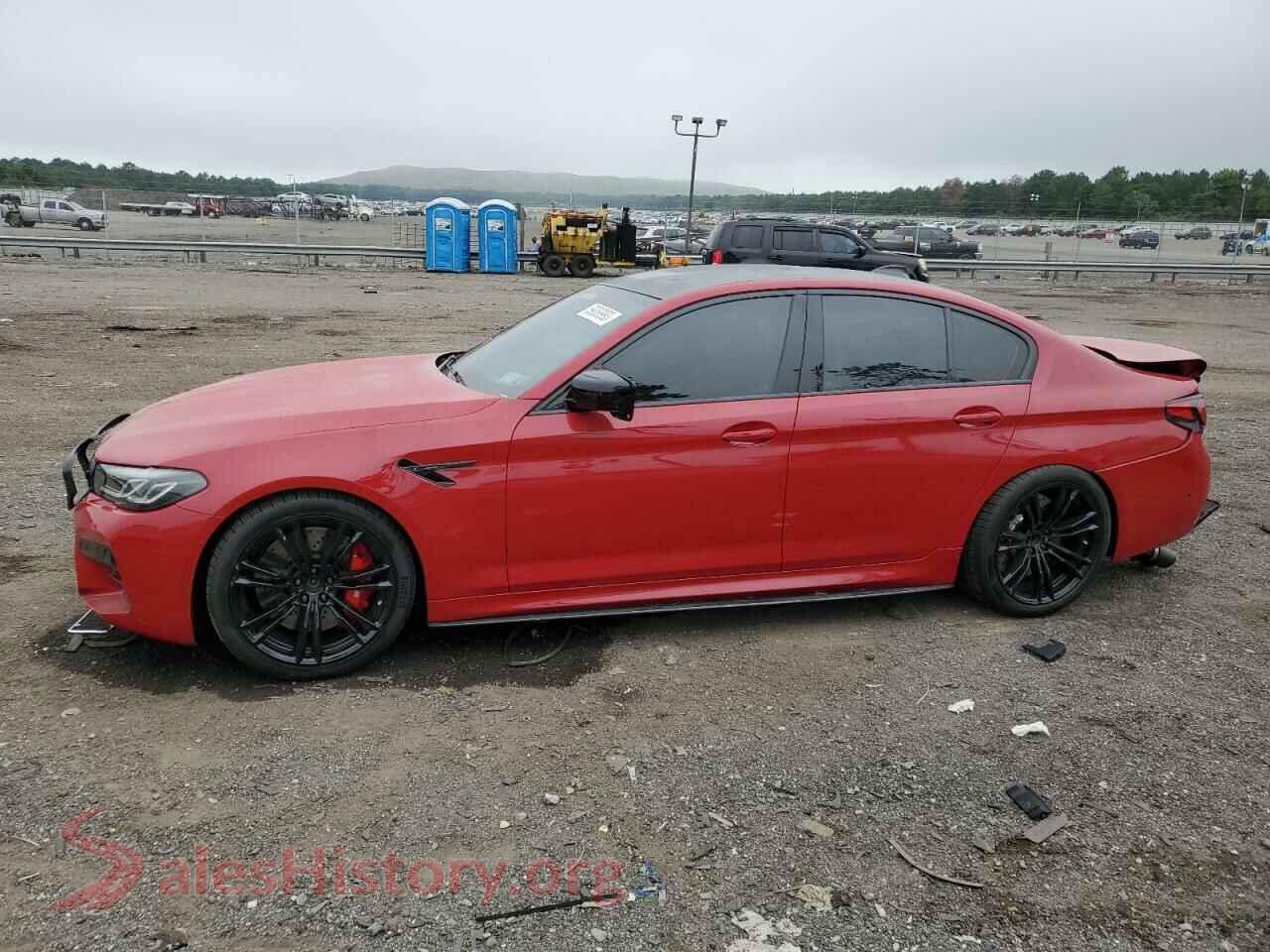 2022 BMW M5 — VIN WBS83CH08NCJ53899
