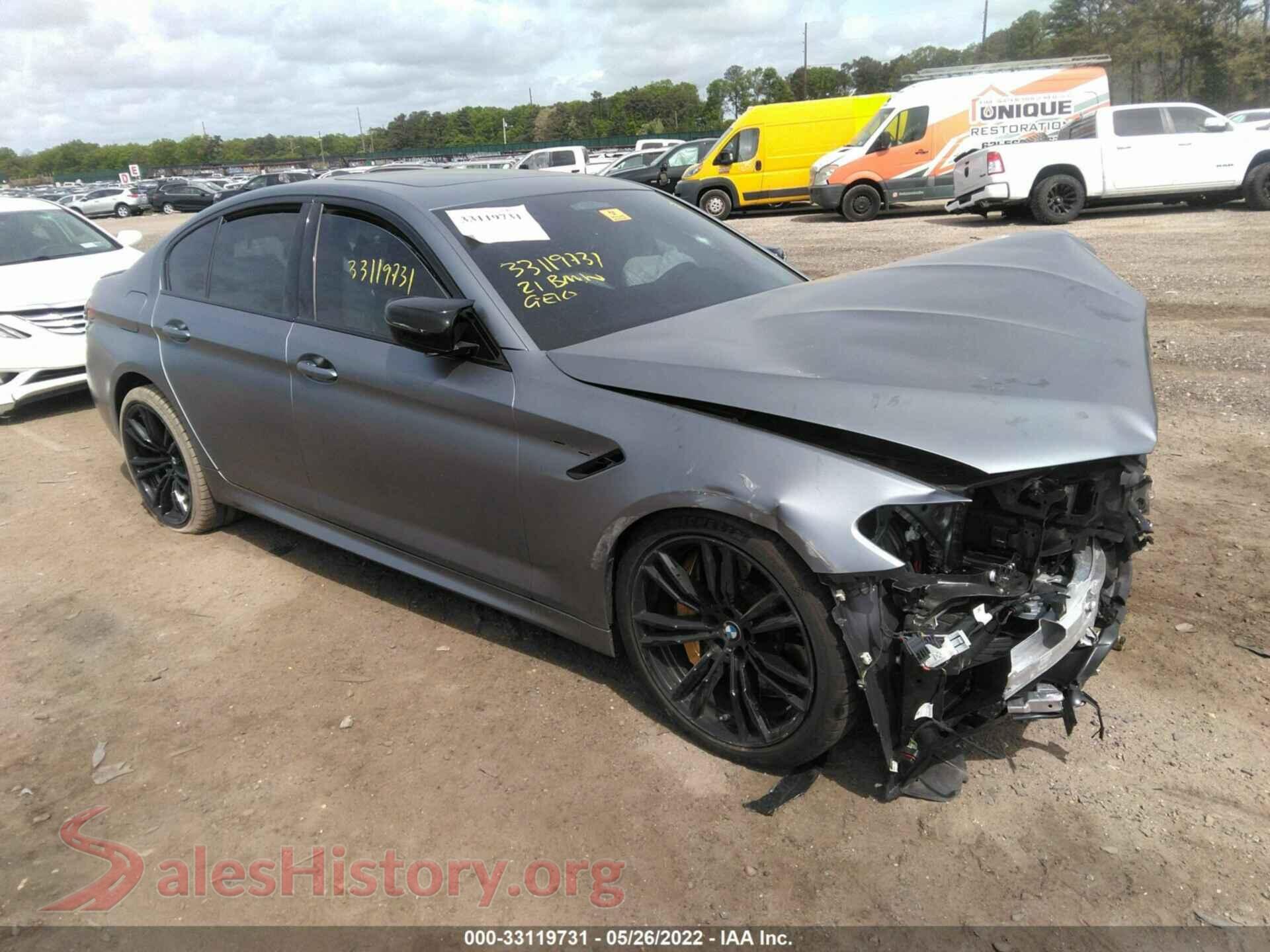 2021 BMW M5 — VIN WBS83CH09MCH44048