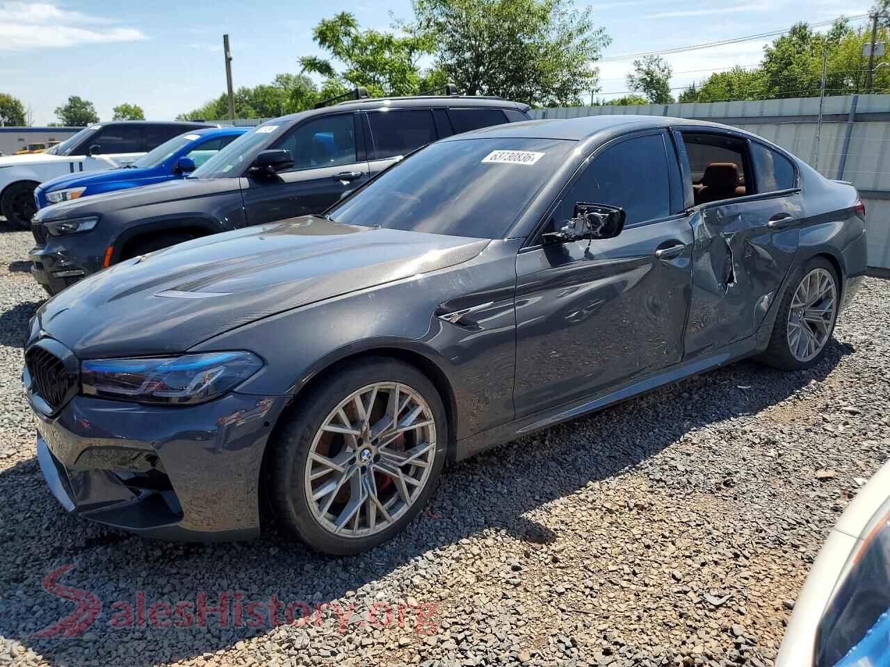 2022 BMW M5 — VIN WBS83CH09NCK02348