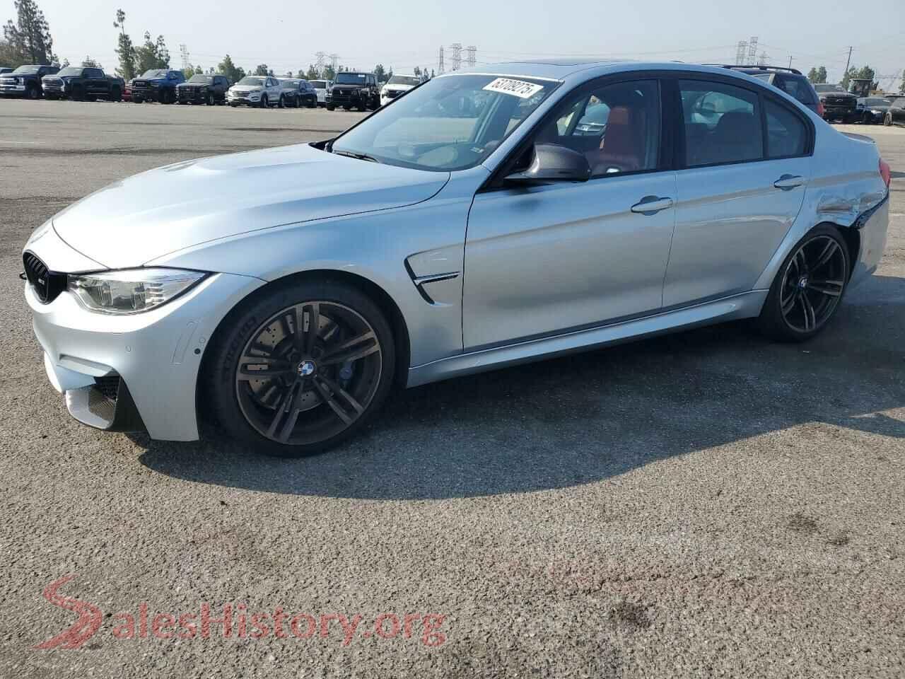 2016 BMW M3 — VIN WBS8M9C52G5D30251