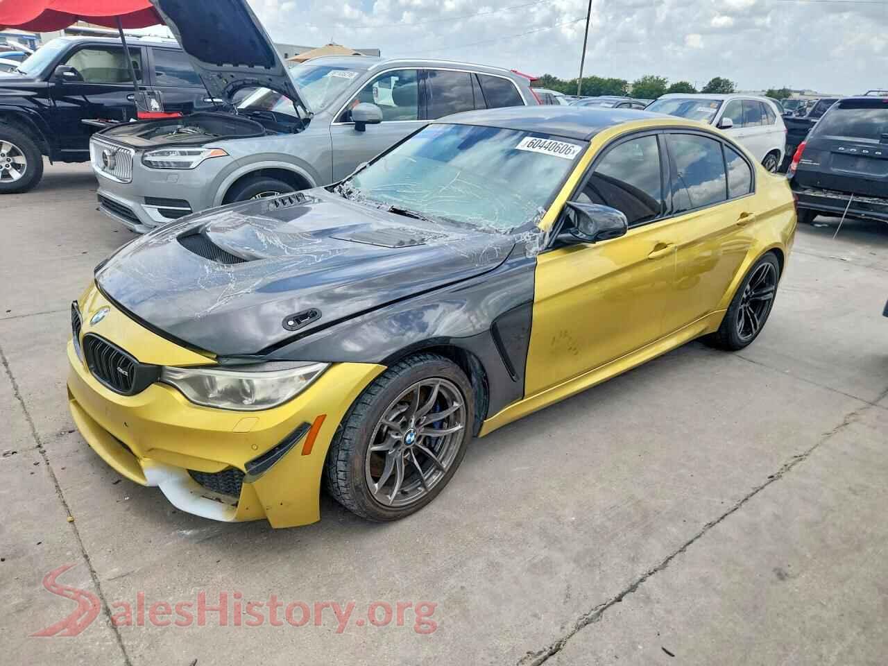 2017 BMW M3 — VIN WBS8M9C58H5G42141