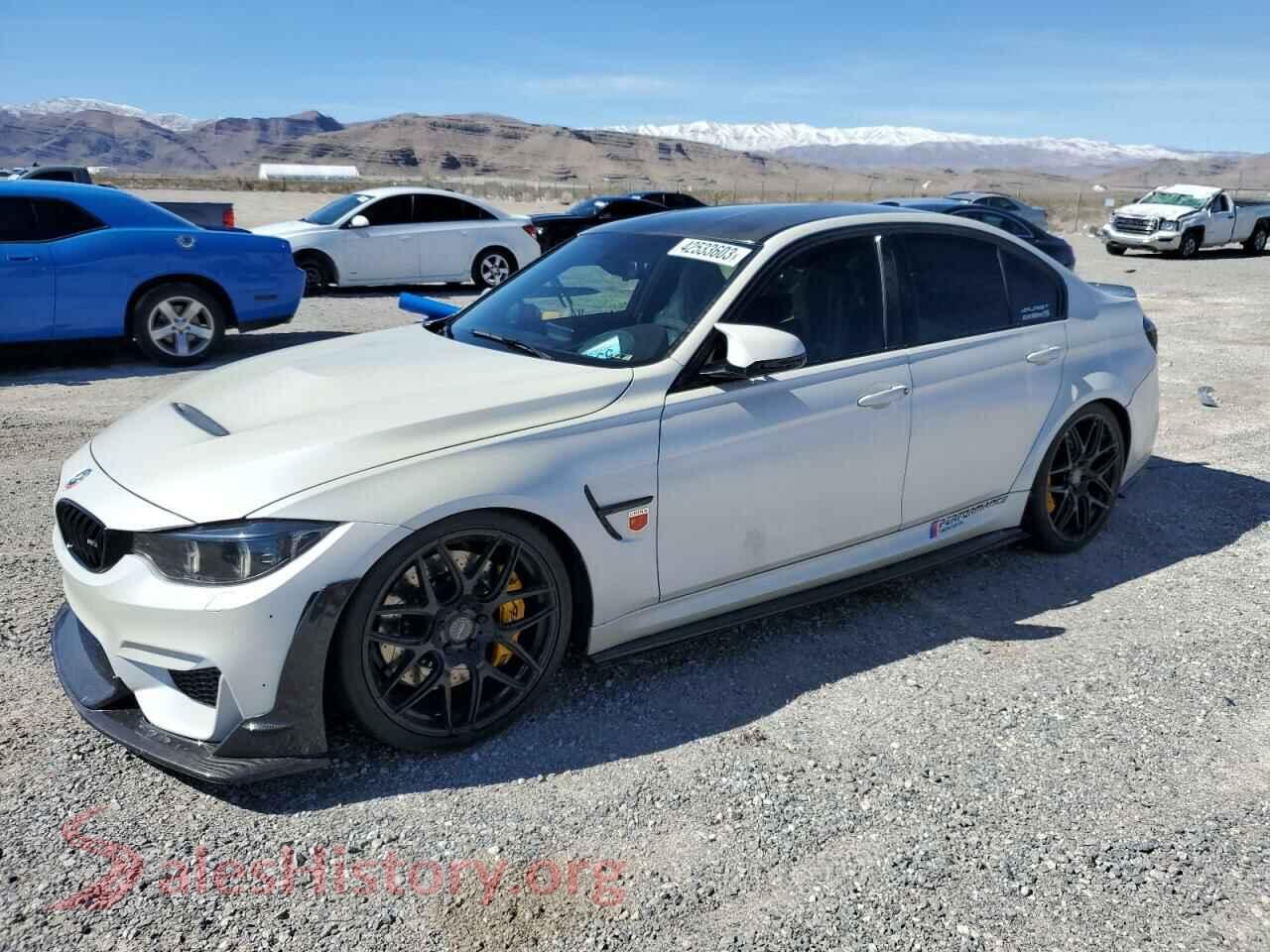 2016 BMW M3 — VIN WBS8M9C59G5D31395