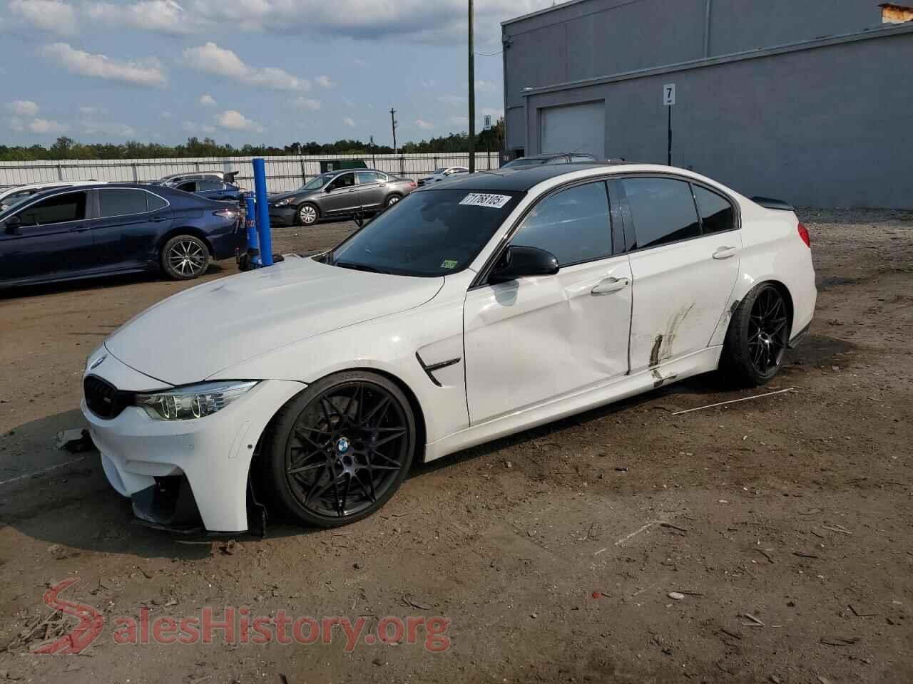 2017 BMW M3 — VIN WBS8M9C59H5G83376