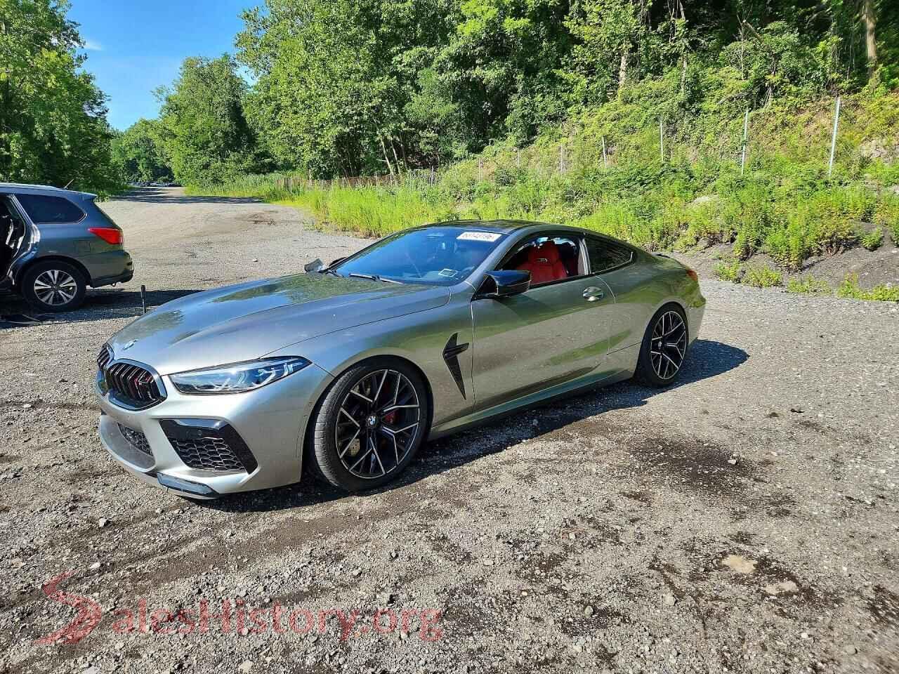2022 BMW M8 — VIN WBSAE0C07NCJ77306