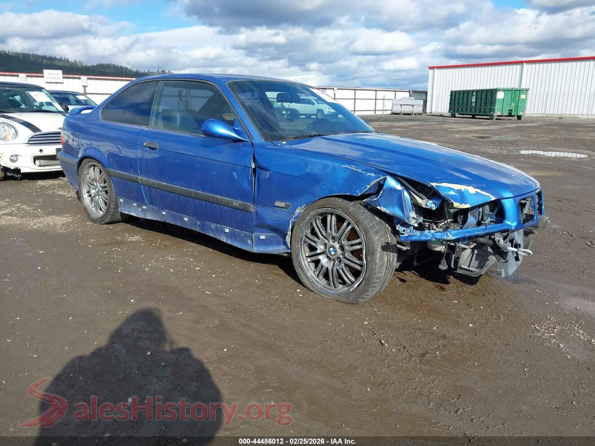 1996 BMW M3 — VIN WBSBG9322TEY72525