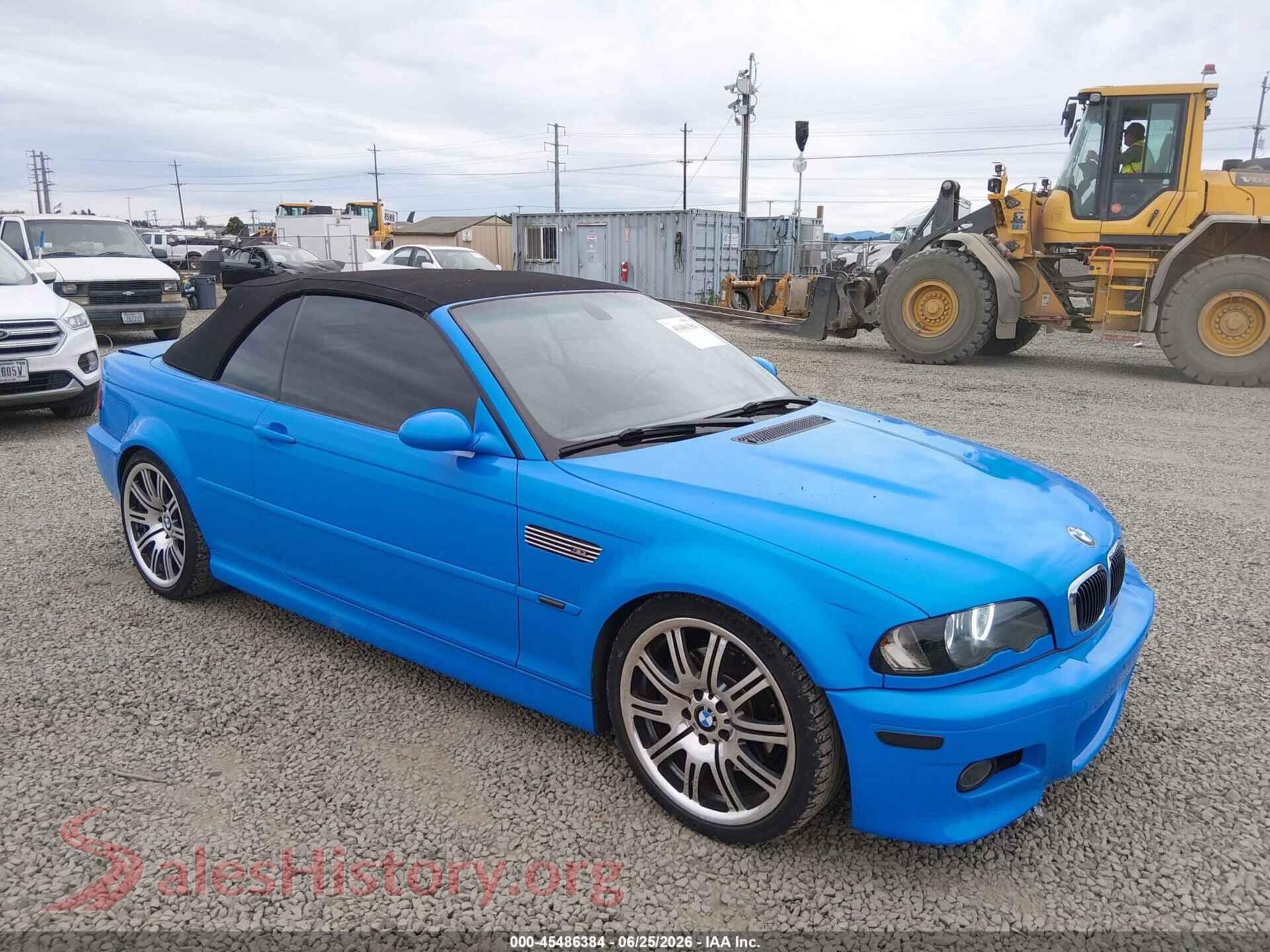 2005 BMW M3 — VIN WBSBR93415PK08381