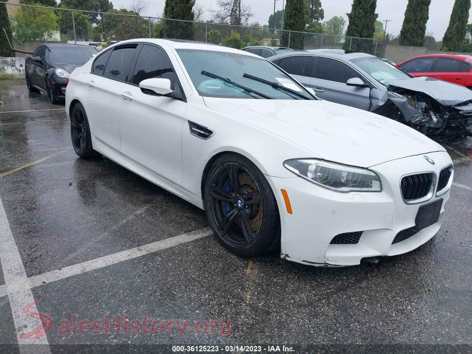 2014 BMW M5 — VIN WBSFV9C56ED593539