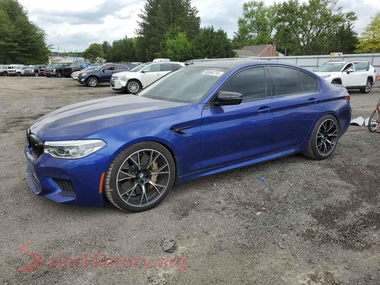2020 BMW M5 — VIN WBSJF0C09LCD11603