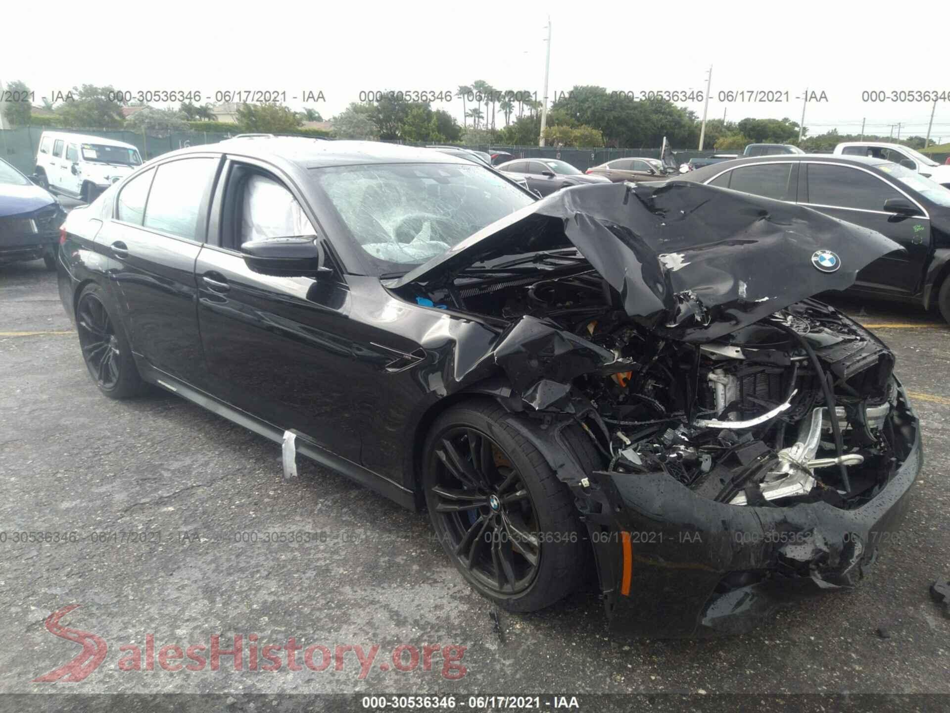 2019 BMW M5 — VIN WBSJF0C58KB448139