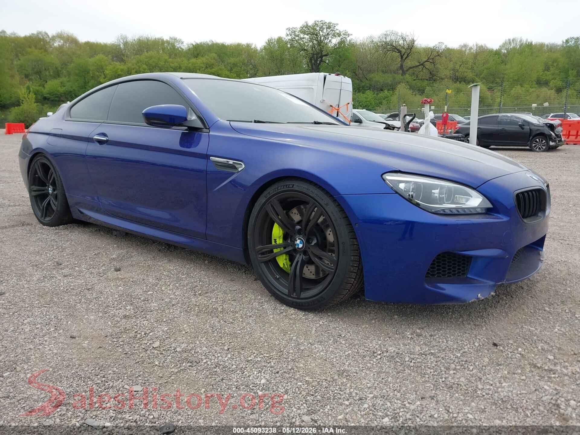 2014 BMW M6 — VIN WBSLX9C51ED160577