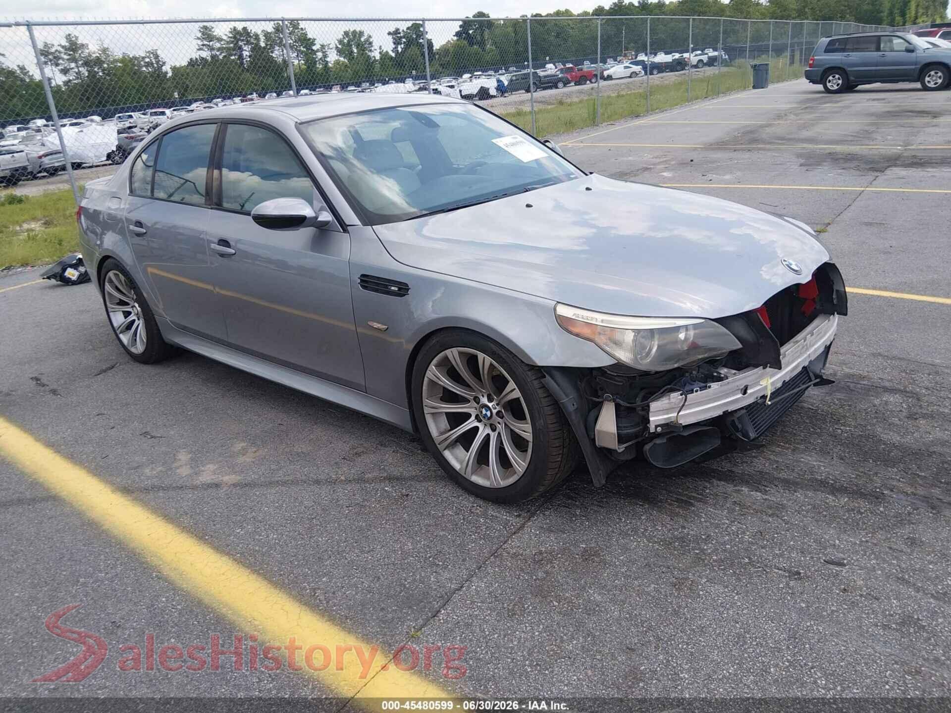 2006 BMW M5 — VIN WBSNB93536B582712