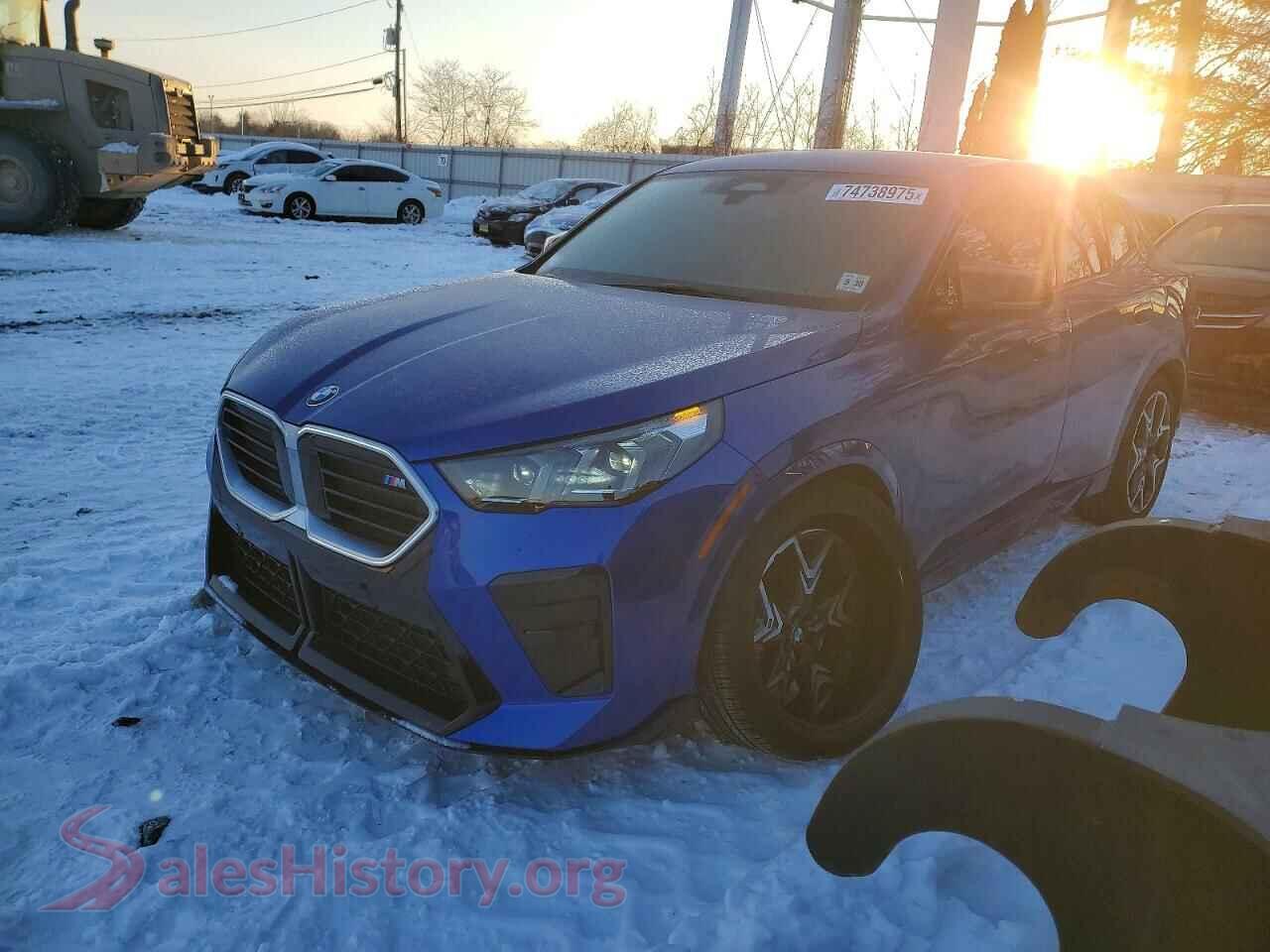 2025 BMW X2 — VIN WBX83GM0XS5110642