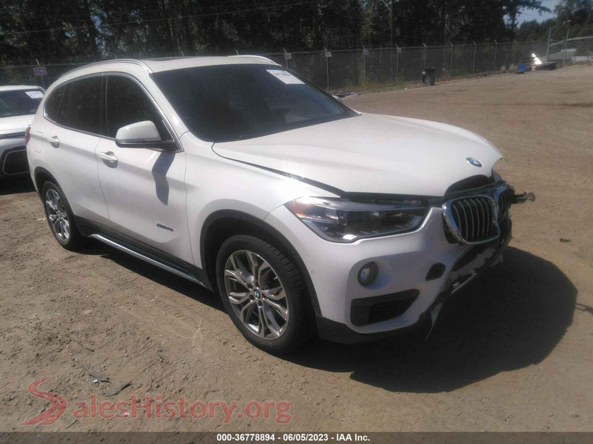 2016 BMW X1 — VIN WBXHT3C34GP888922
