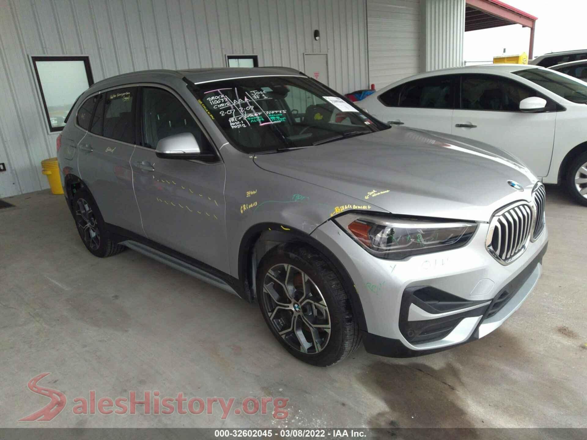 2021 BMW X1 — VIN WBXJG7C05M5S53637