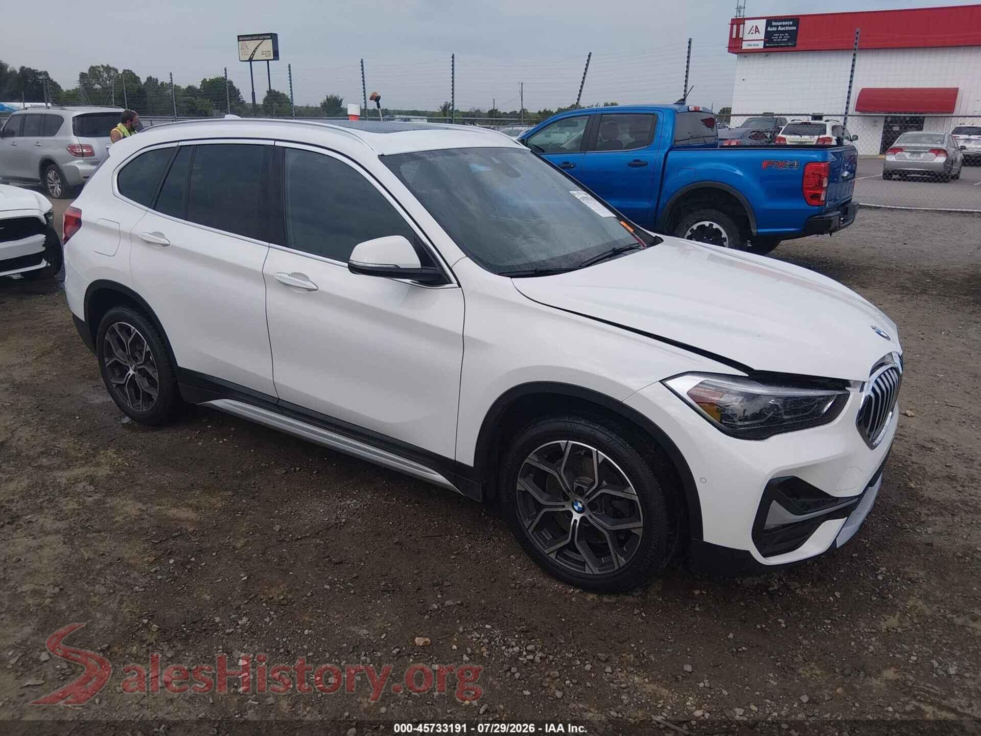 2020 BMW X1 — VIN WBXJG9C05L3L87585