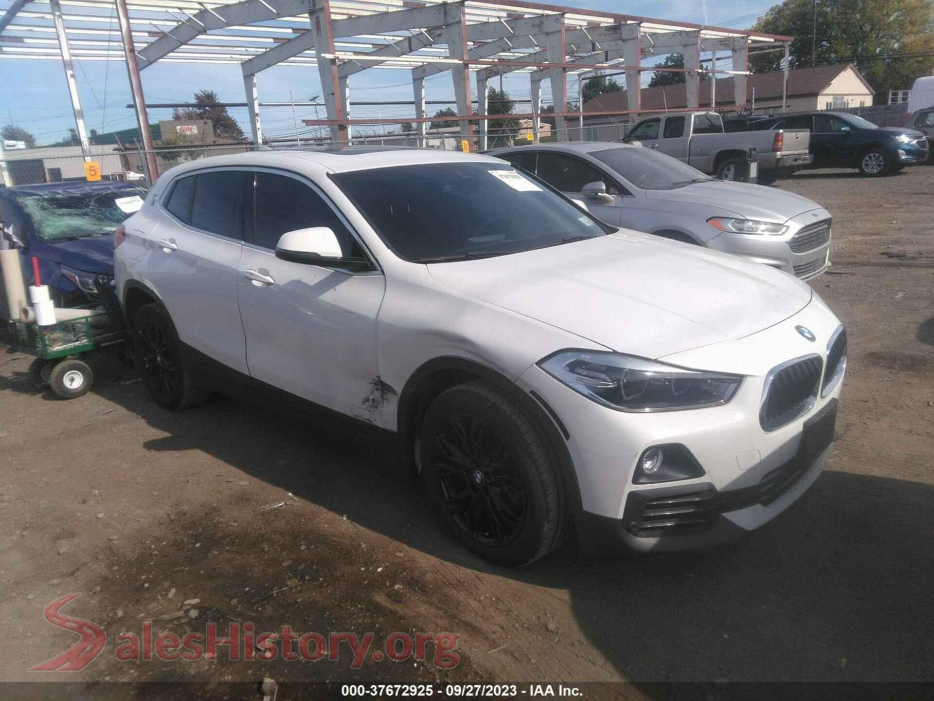 2020 BMW X2 — VIN WBXYH9C0XL5P95788