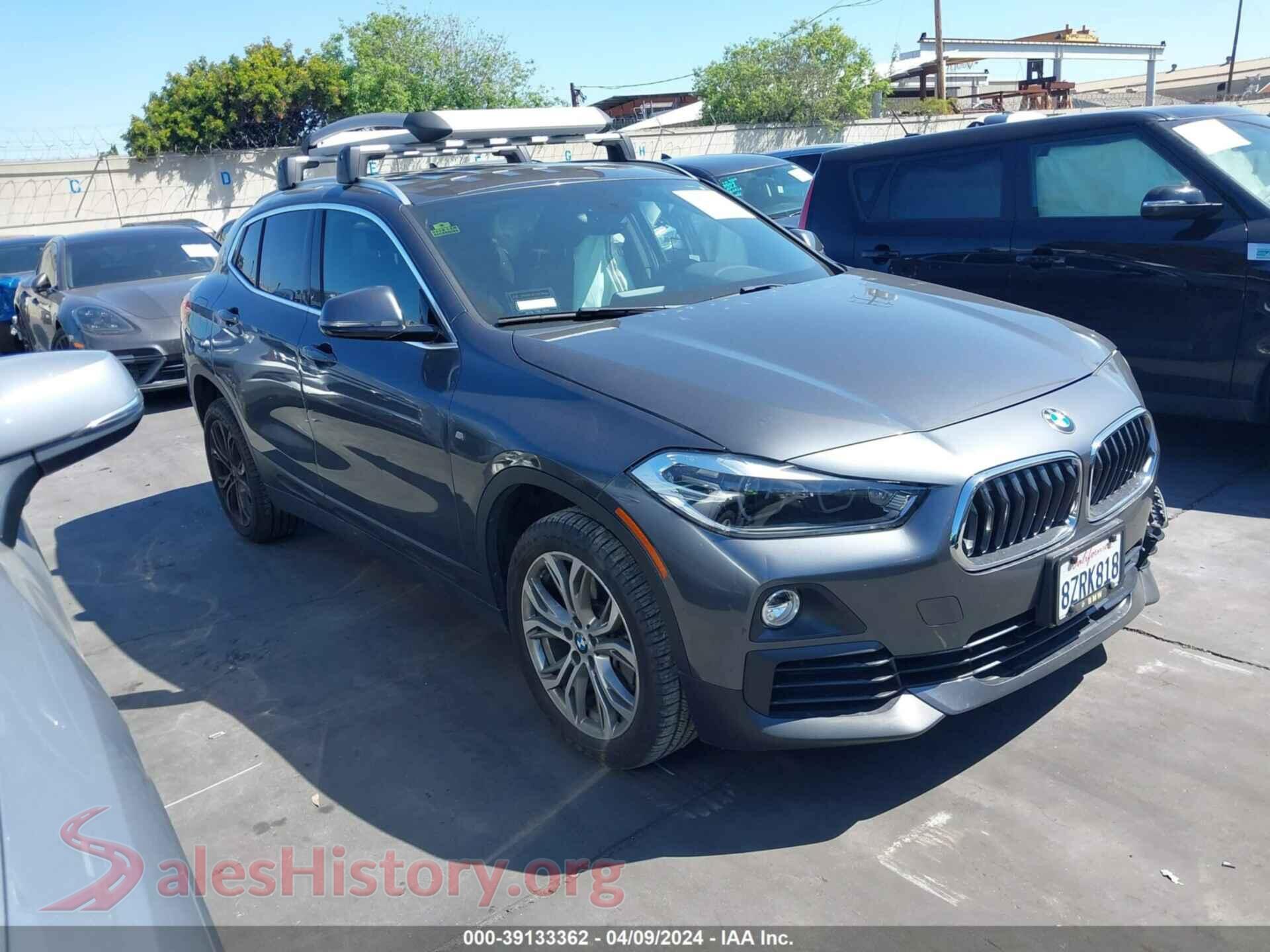 2018 BMW X2 — VIN WBXYJ3C39JEJ75037
