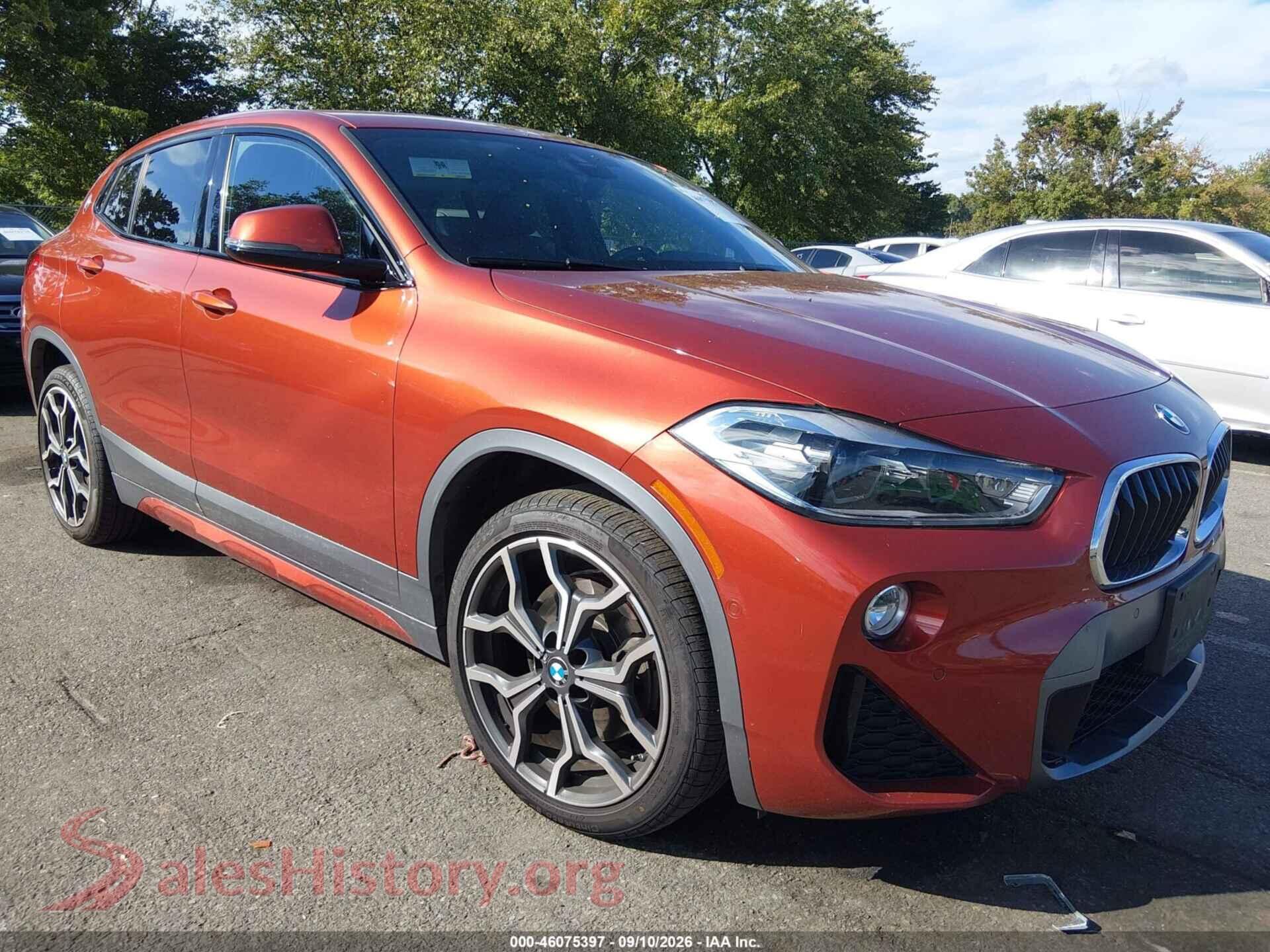 2018 BMW X2 — VIN WBXYJ5C34JEF71875