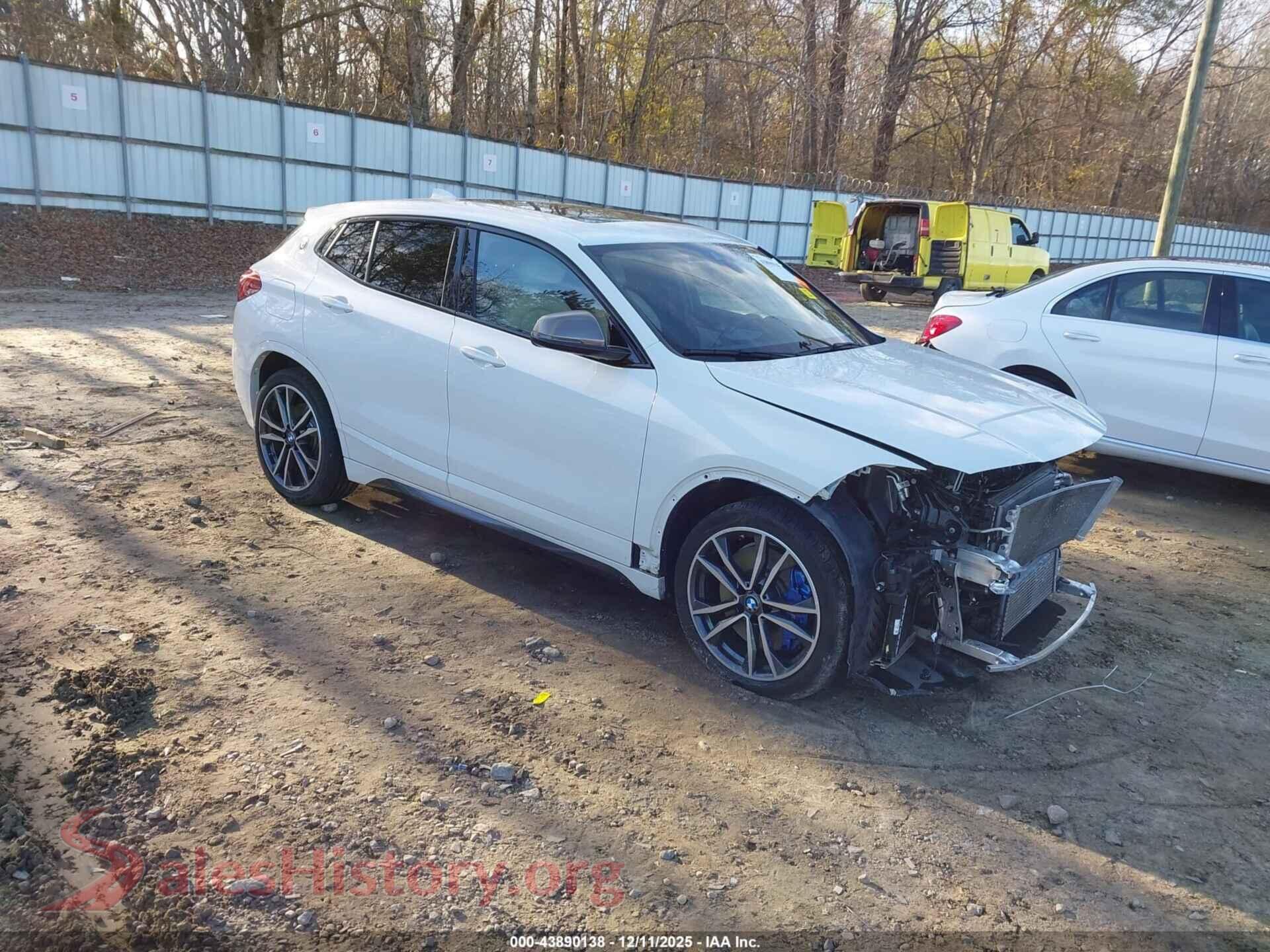 2020 BMW X2 — VIN WBXYN1C04L5R56954