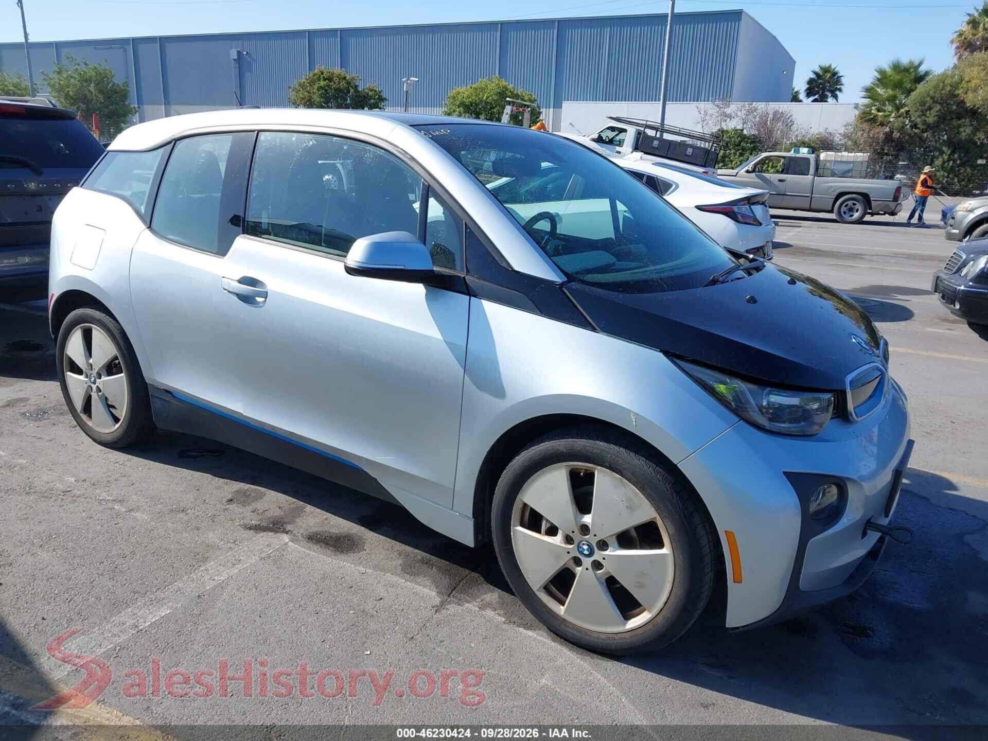 2014 BMW I3 — VIN WBY1Z2C52EVX51879