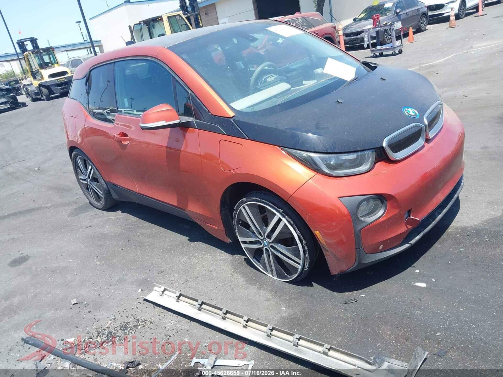 2014 BMW I3 — VIN WBY1Z4C52EV272776
