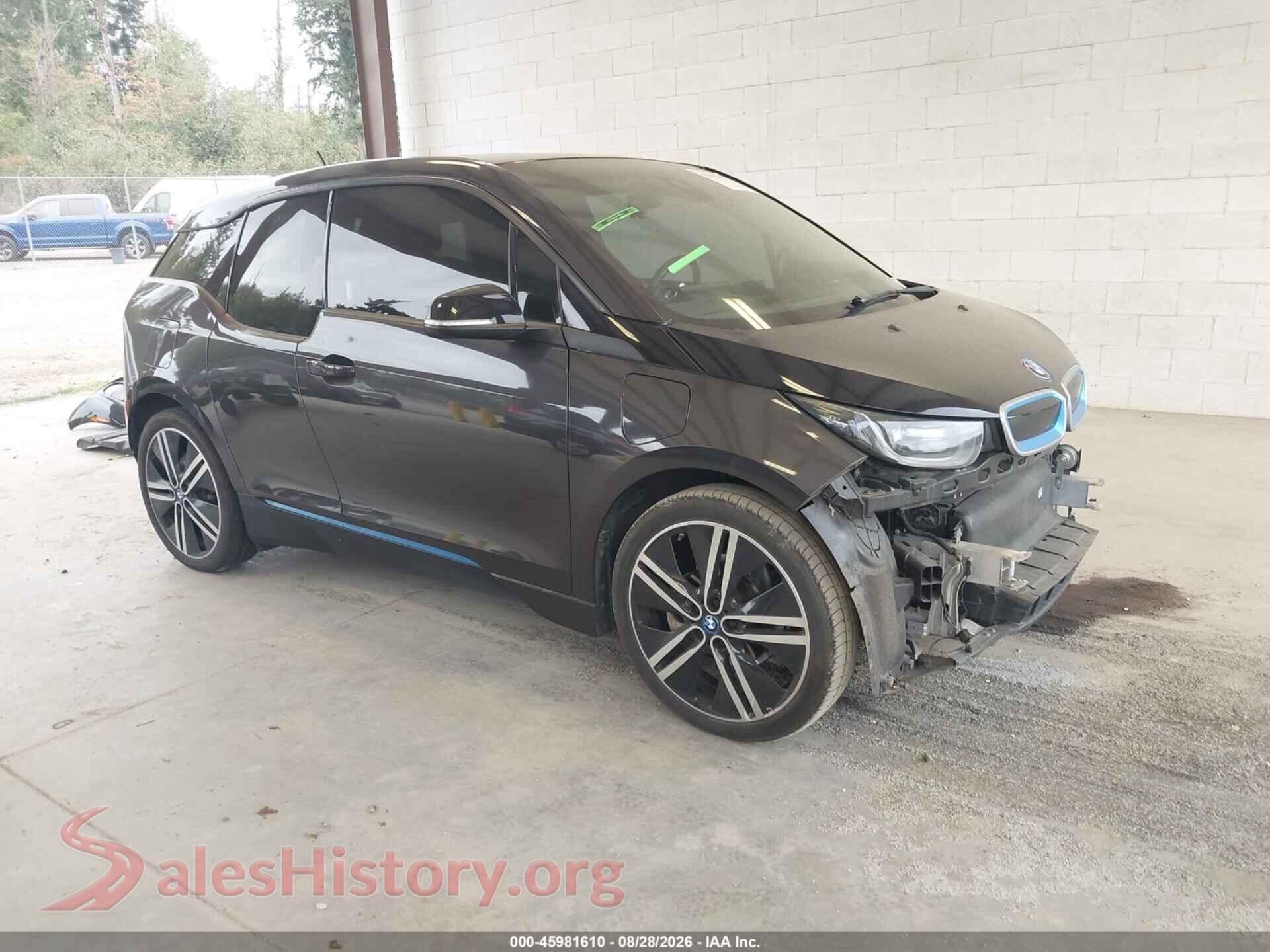 2015 BMW I3 — VIN WBY1Z4C54FV501430