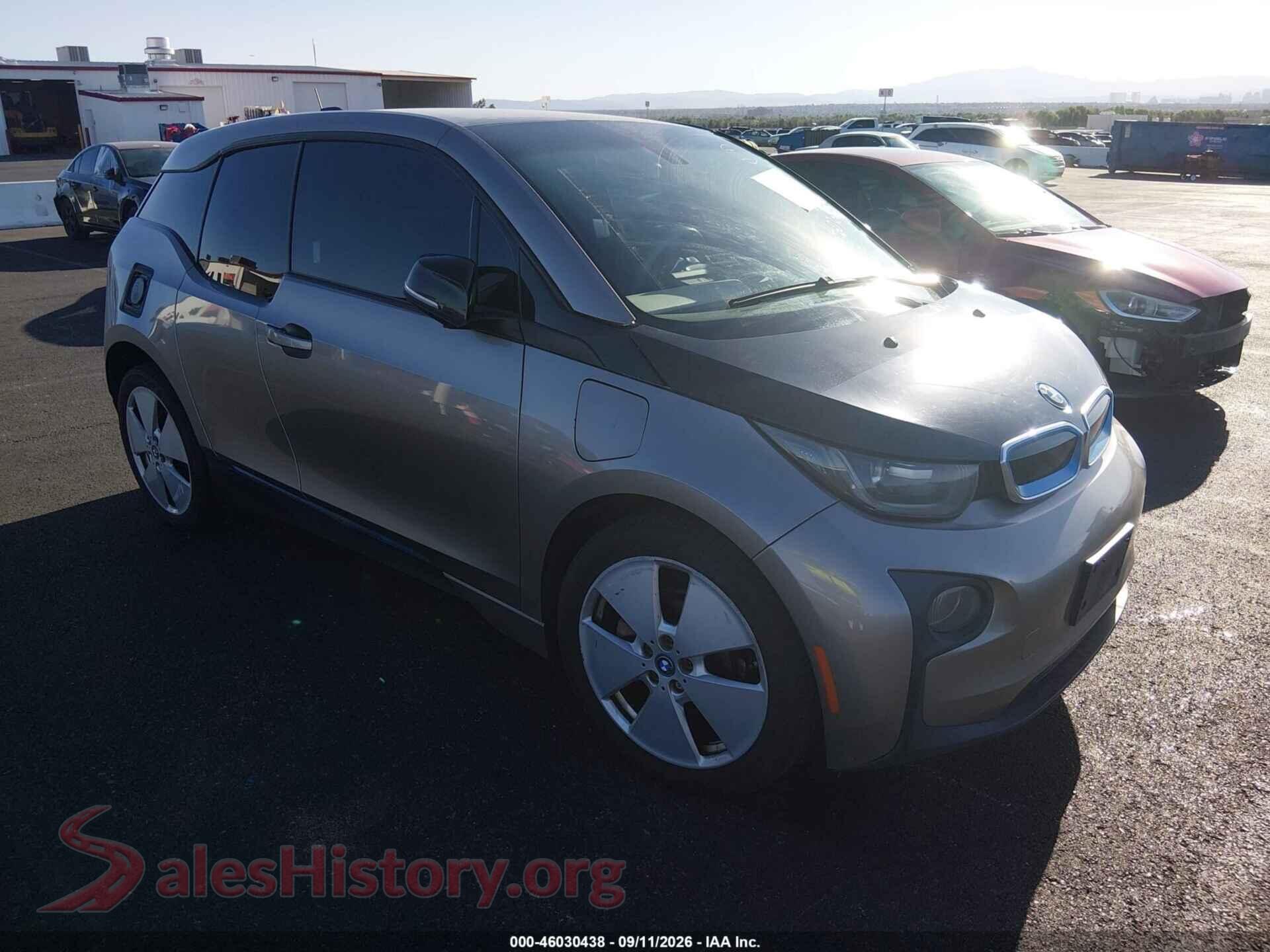 2015 BMW I3 — VIN WBY1Z4C5XFV504526