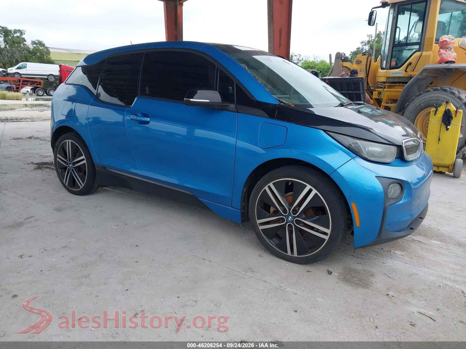 2017 BMW I3 — VIN WBY1Z8C37HV892579
