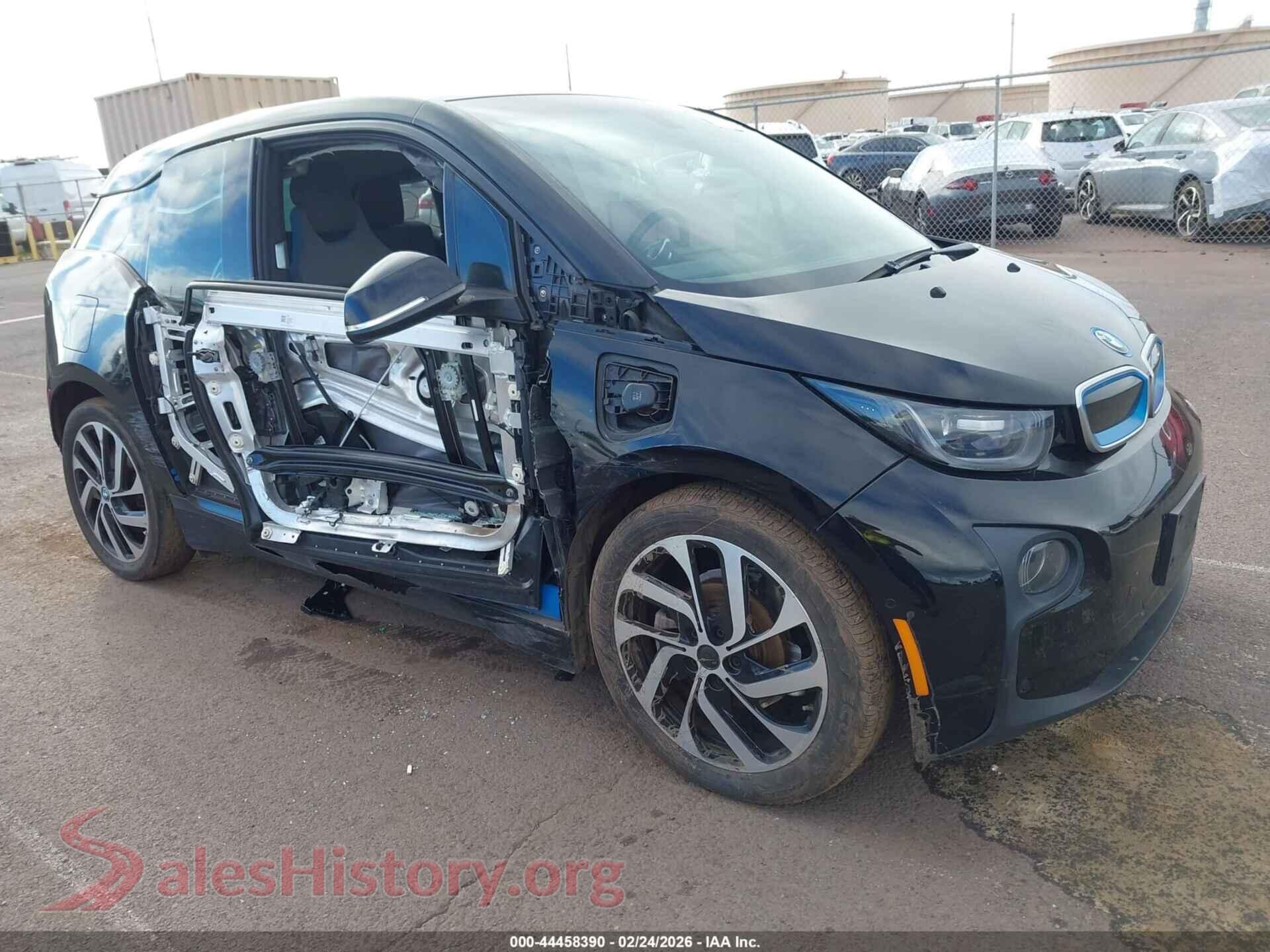 2017 BMW I3 — VIN WBY1Z8C3XHV894827