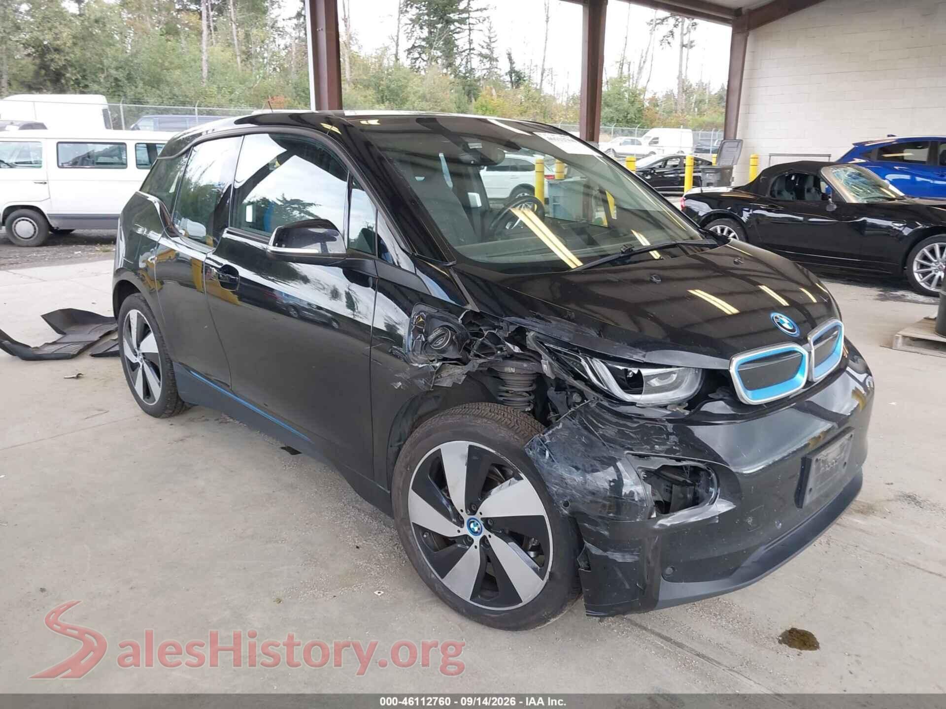 2017 BMW I3 — VIN WBY1Z8C59HV890107